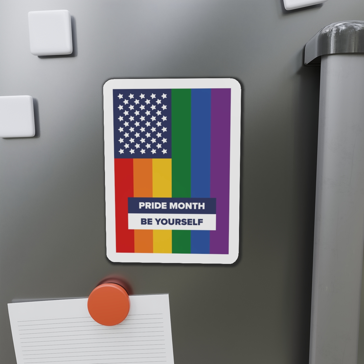 Lesbian Pride Design 8F6ACB Die Cut Magnets - Image 14