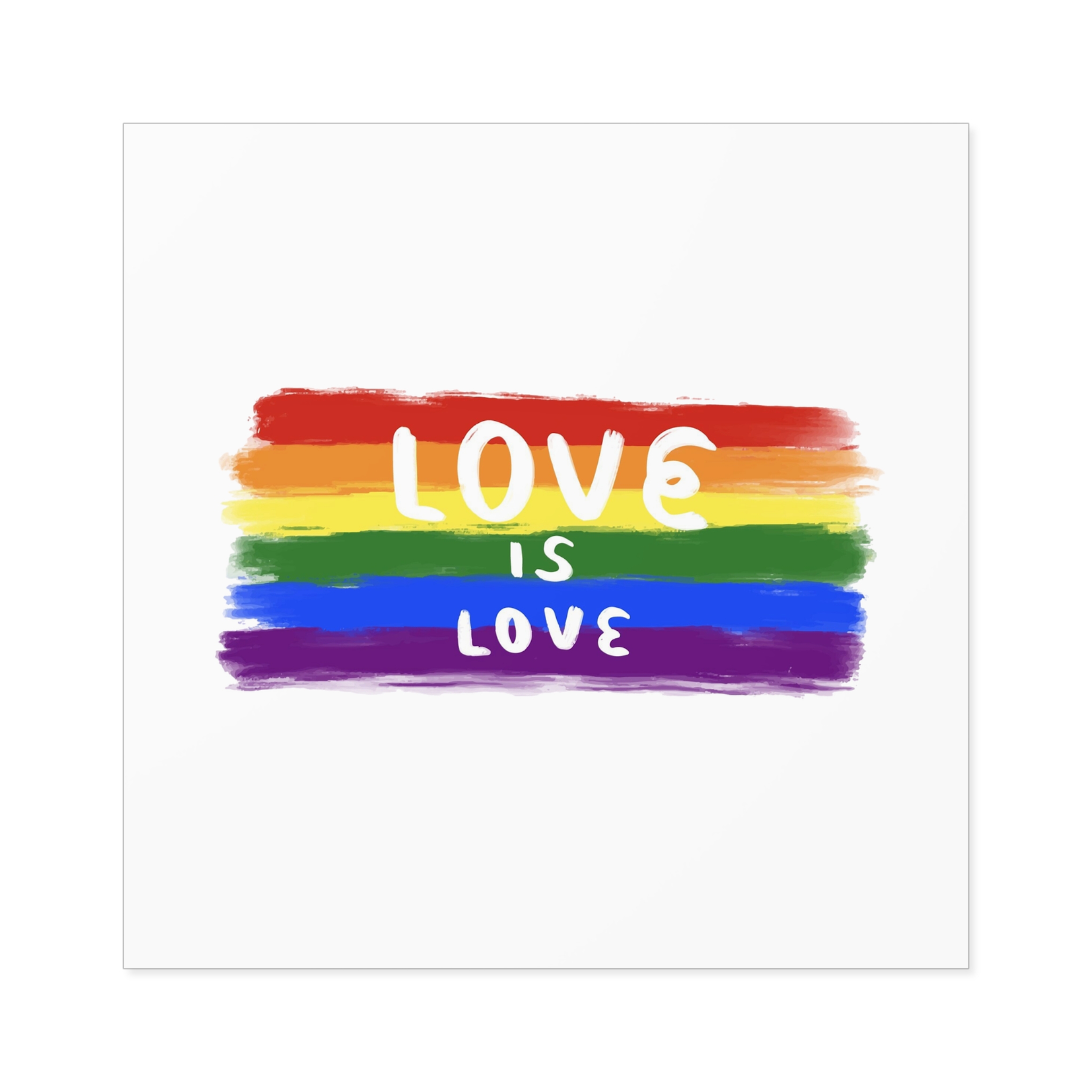 Pride Day Celebration Laminate Stickers Square - Image 33