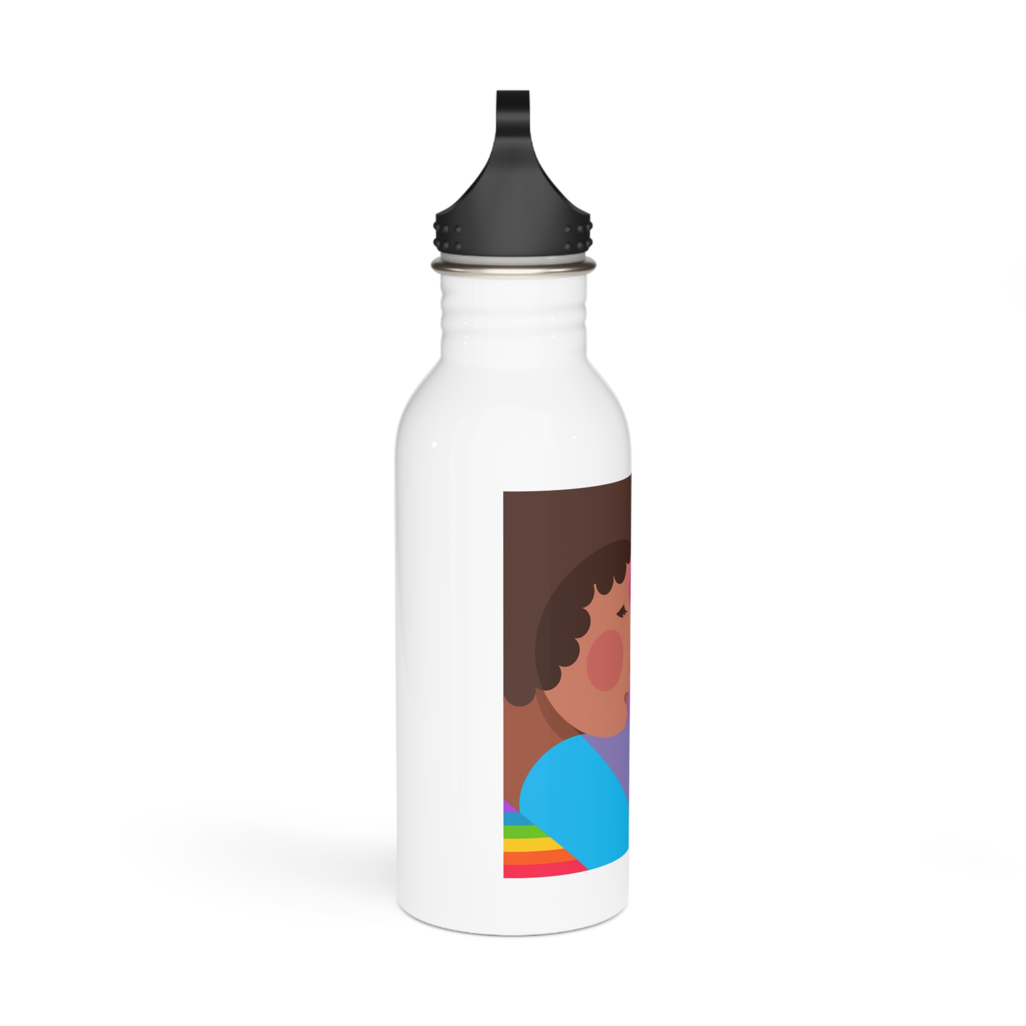 Lesbian Pride Design 20D892 Stainless Steel Water Bottle - Image 2