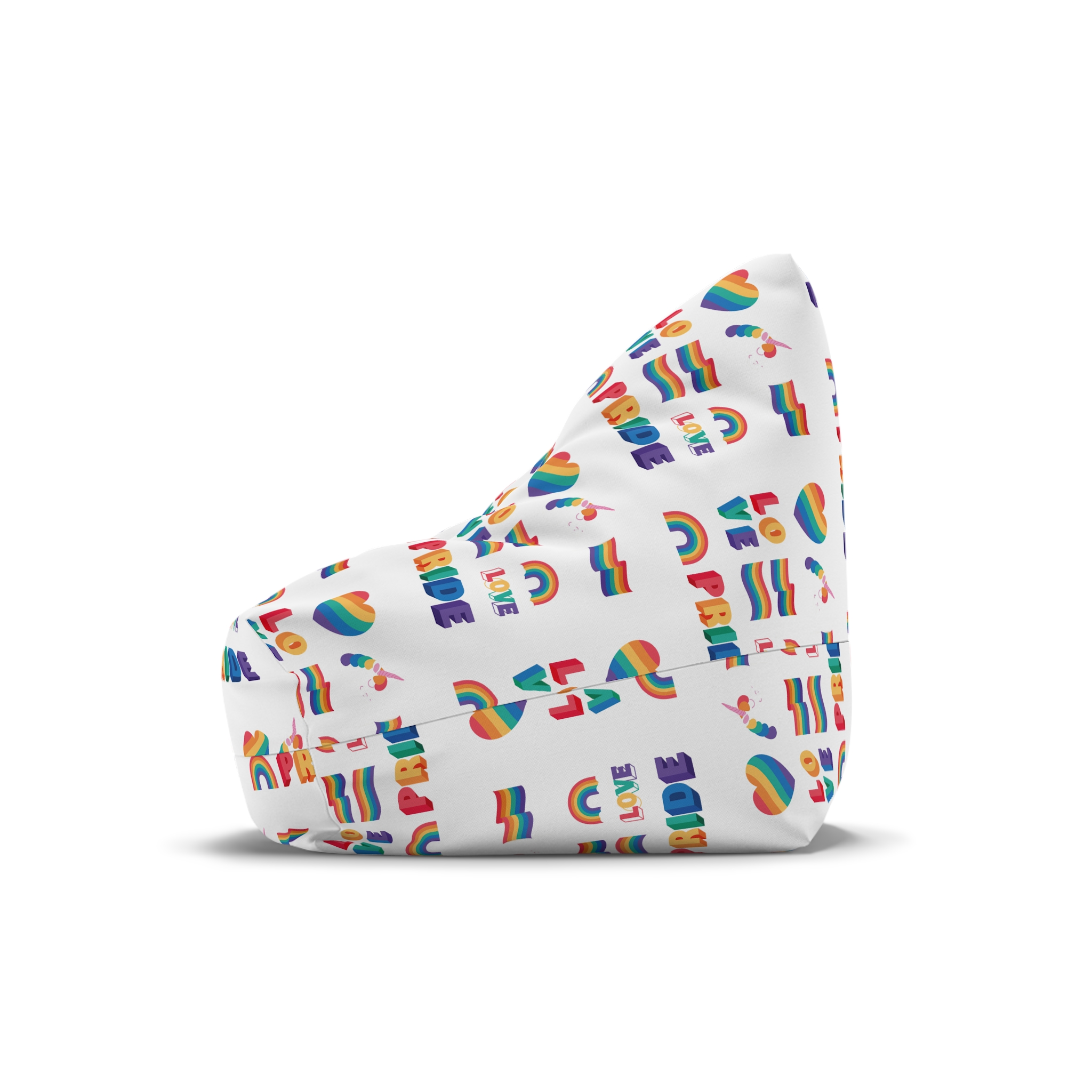 Set Ten Lgbtq Pride Items Bean Bag Chair Cover - Image 4