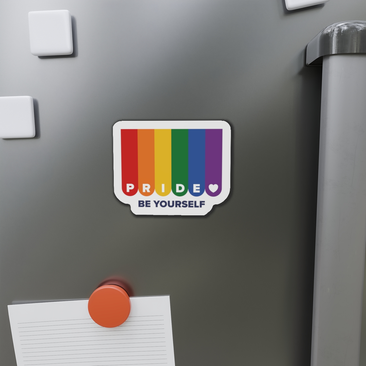 Lgbt Pride Month June Lesbian Gay Bisexual Transgender Lgbtq Flag Rainbow Vector(1) Die Cut Magnets - Image 11