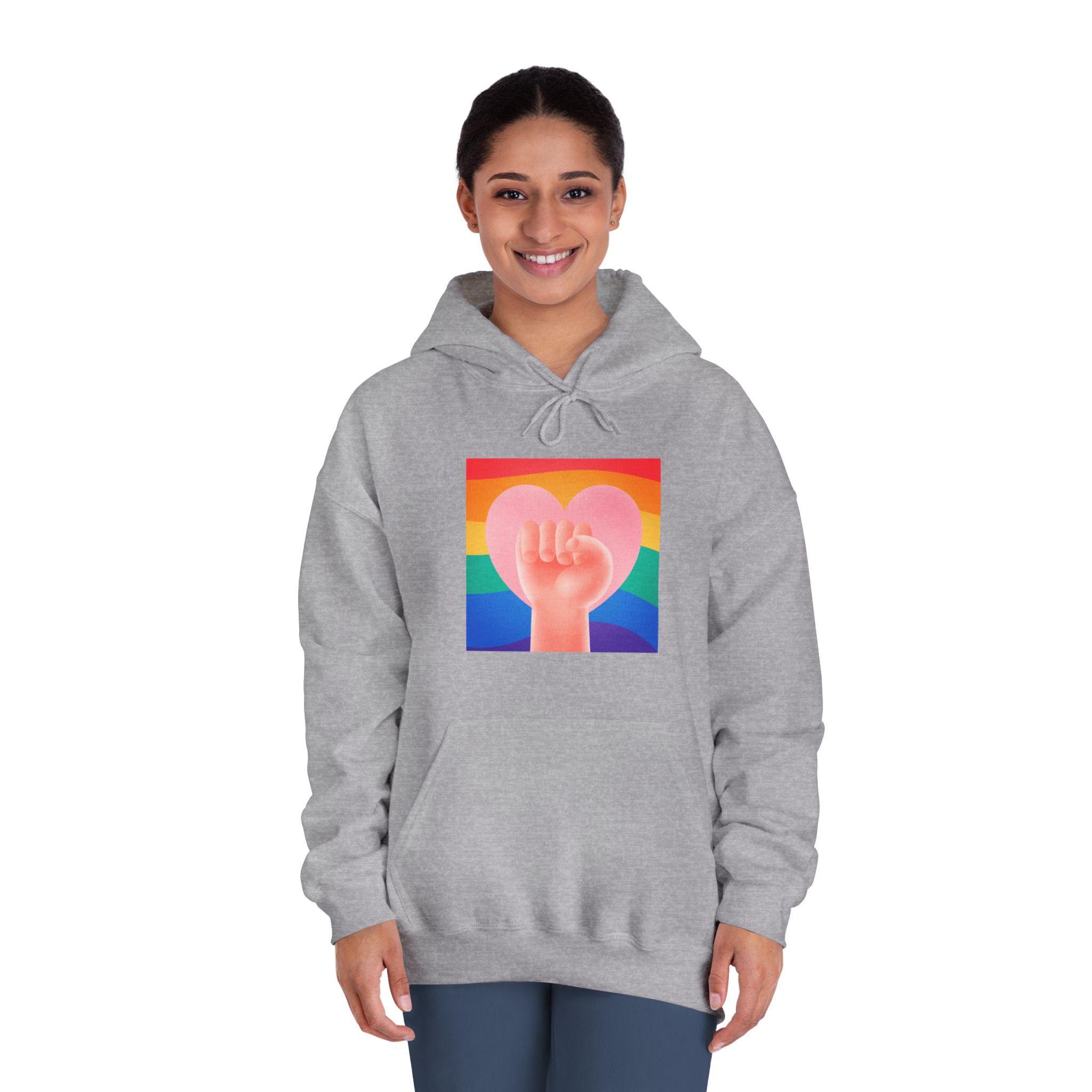 Pride Day Concept 2 Unisex Dryblend Hooded Sweatshirt - Image 16