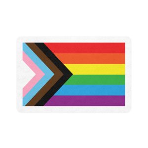Lgbt Flag New Pet Food Mat 12x18