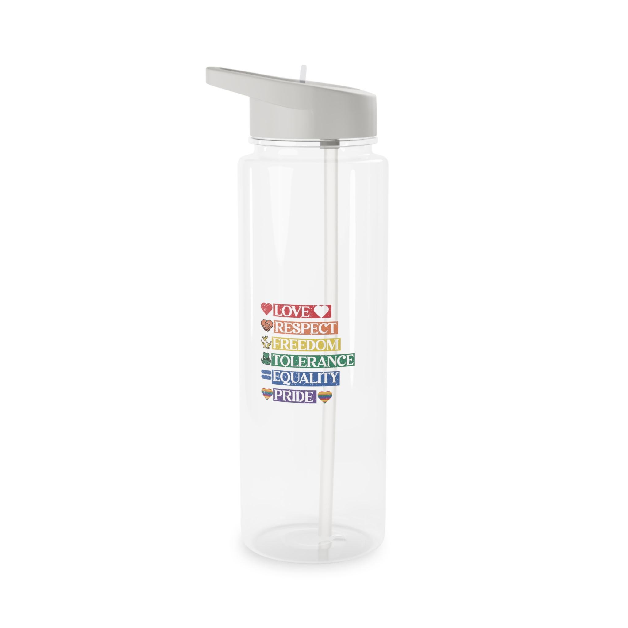 Lgbtq Pride Month Quote Eps Design Vector Pride Design Template (1) Tritan Water Bottle - Image 5