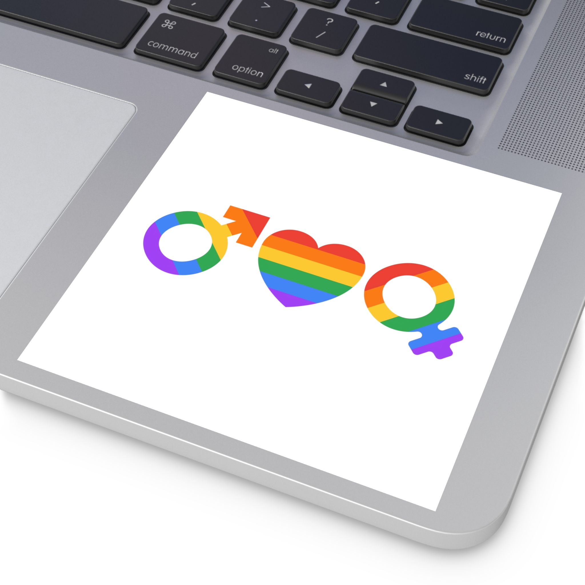 Lgbt Pride Month June Lesbian Gay Bisexual Transgender Lgbtq Flag Rainbow Vector(2) Laminate Stickers Square - Image 43