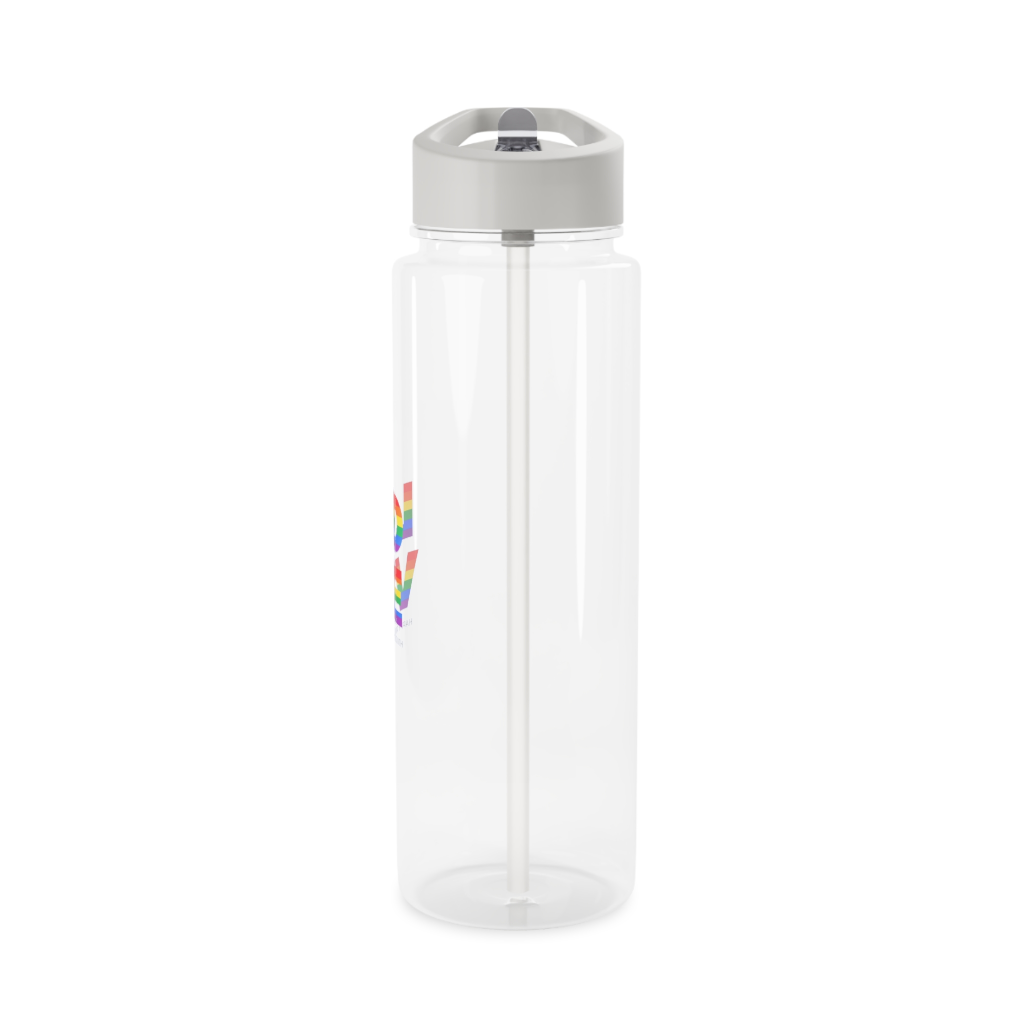 Love Word With Gay Pride Flag Tritan Water Bottle - Image 7