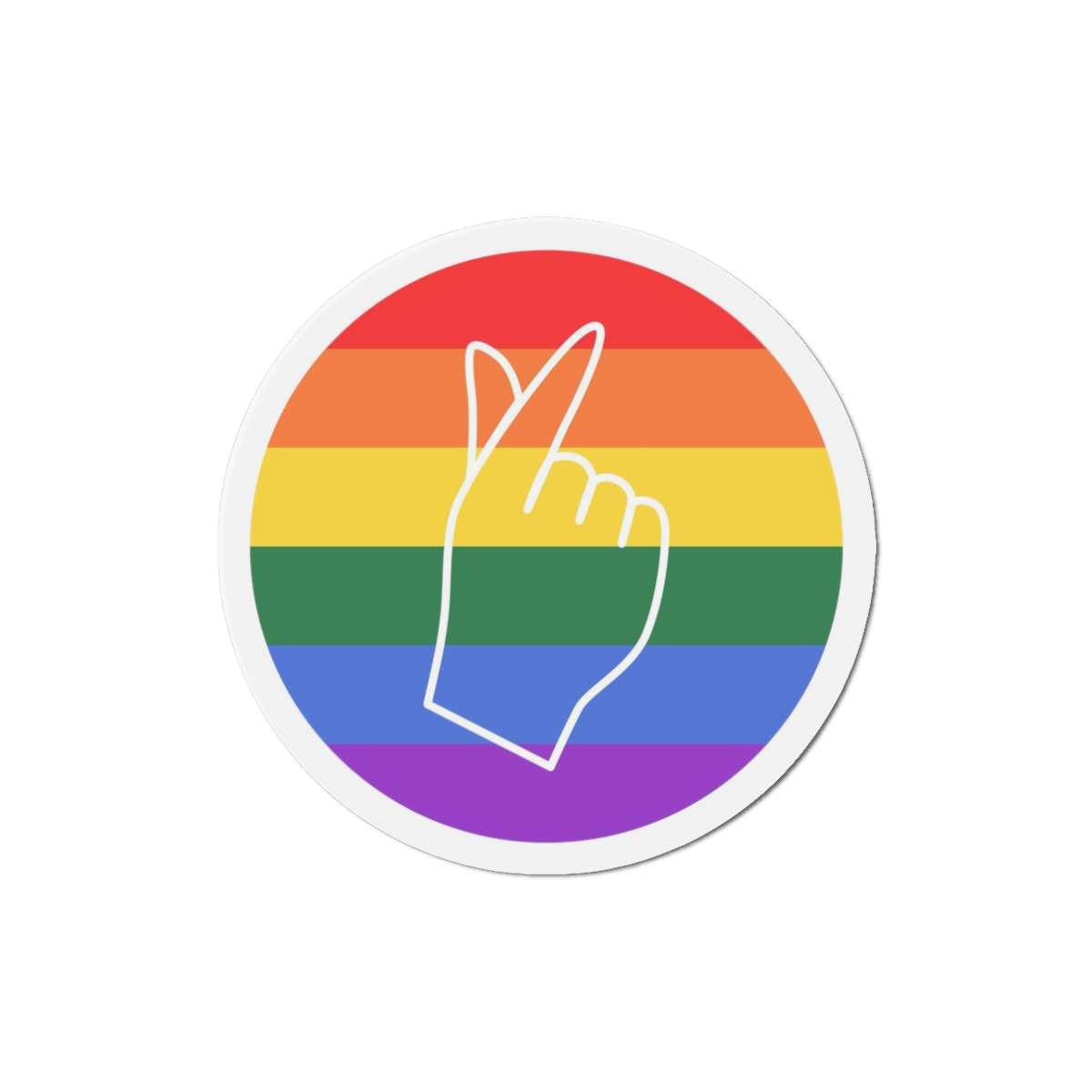 Lgbtq Diversity Rainbow Pride Concept Vector Isolated Illustration Die Cut Magnets - Image 4