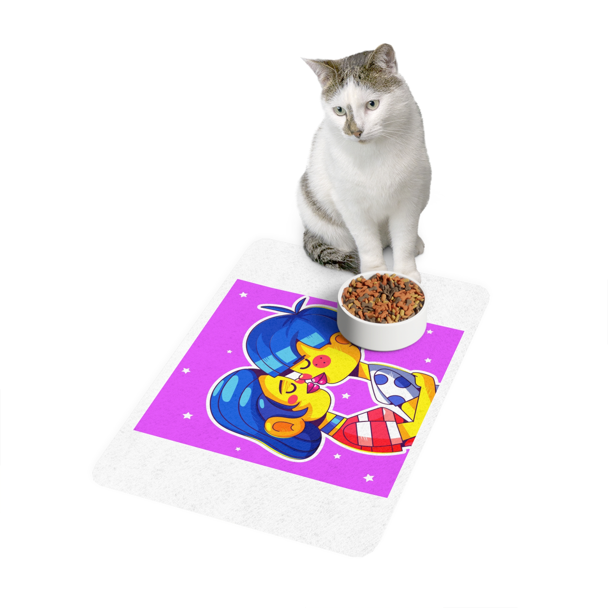 Lesbian Pride Design 4F4976 Pet Food Mat 12x18 - Image 3