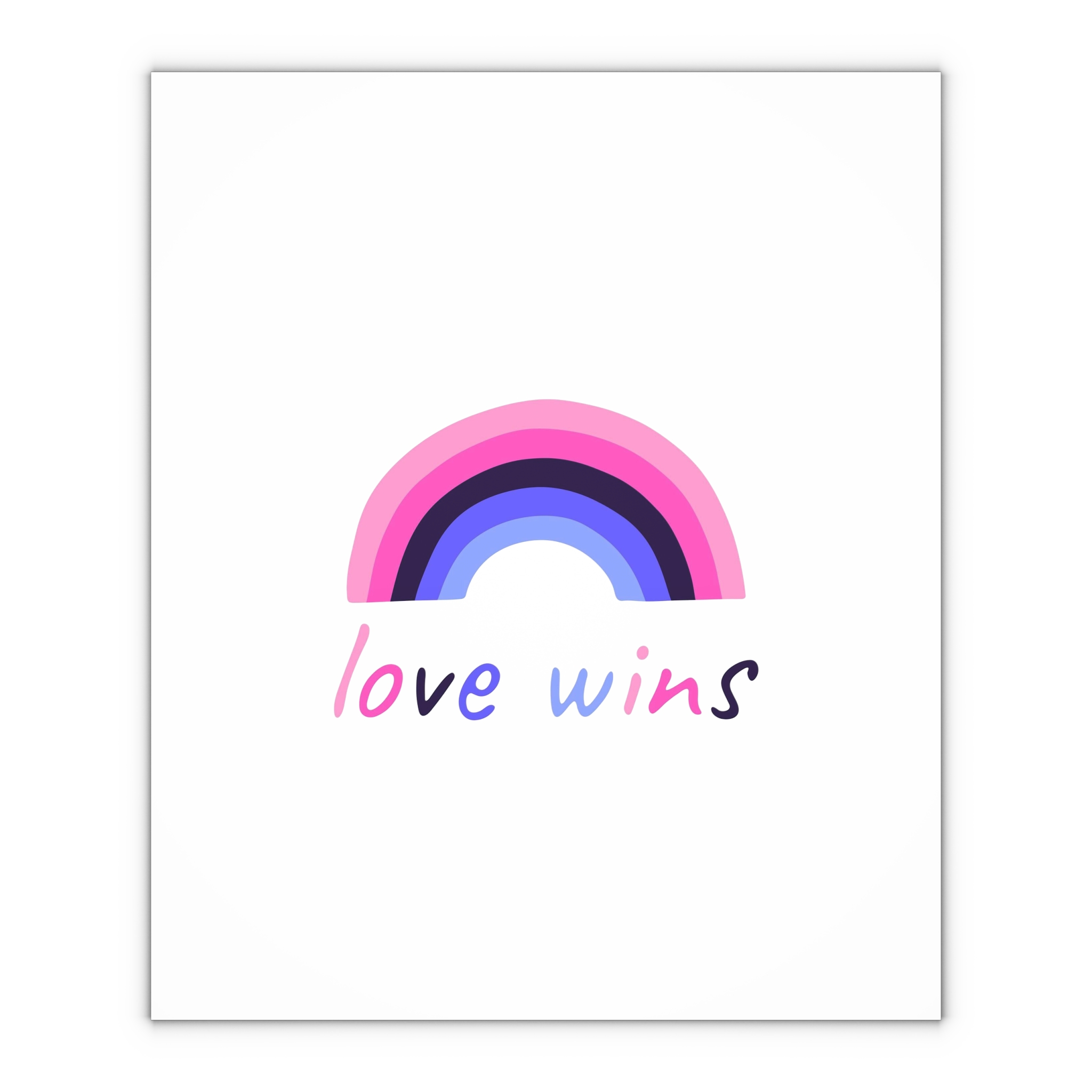 Colorful Rainbow Shape Omnisexual Pride Flag Happy Pride Day Lgbtqia Community Pride Month Vector Hand Drawn Doodle Posters Stickers Logo Cards Gift Wrapping Paper Sheets 1pc - Image 4