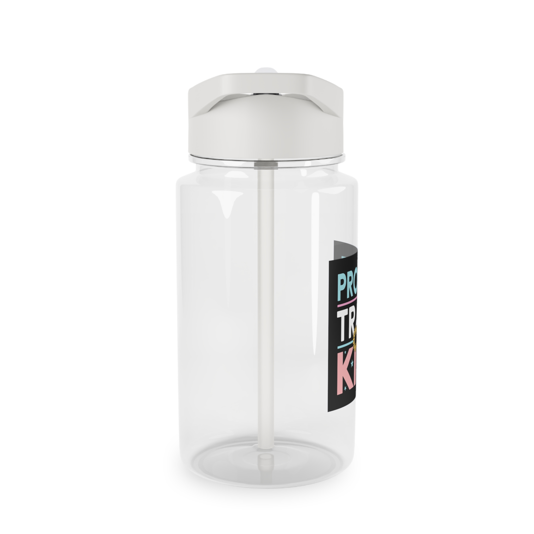 Protect Trans Kids Tritan Water Bottle - Image 4