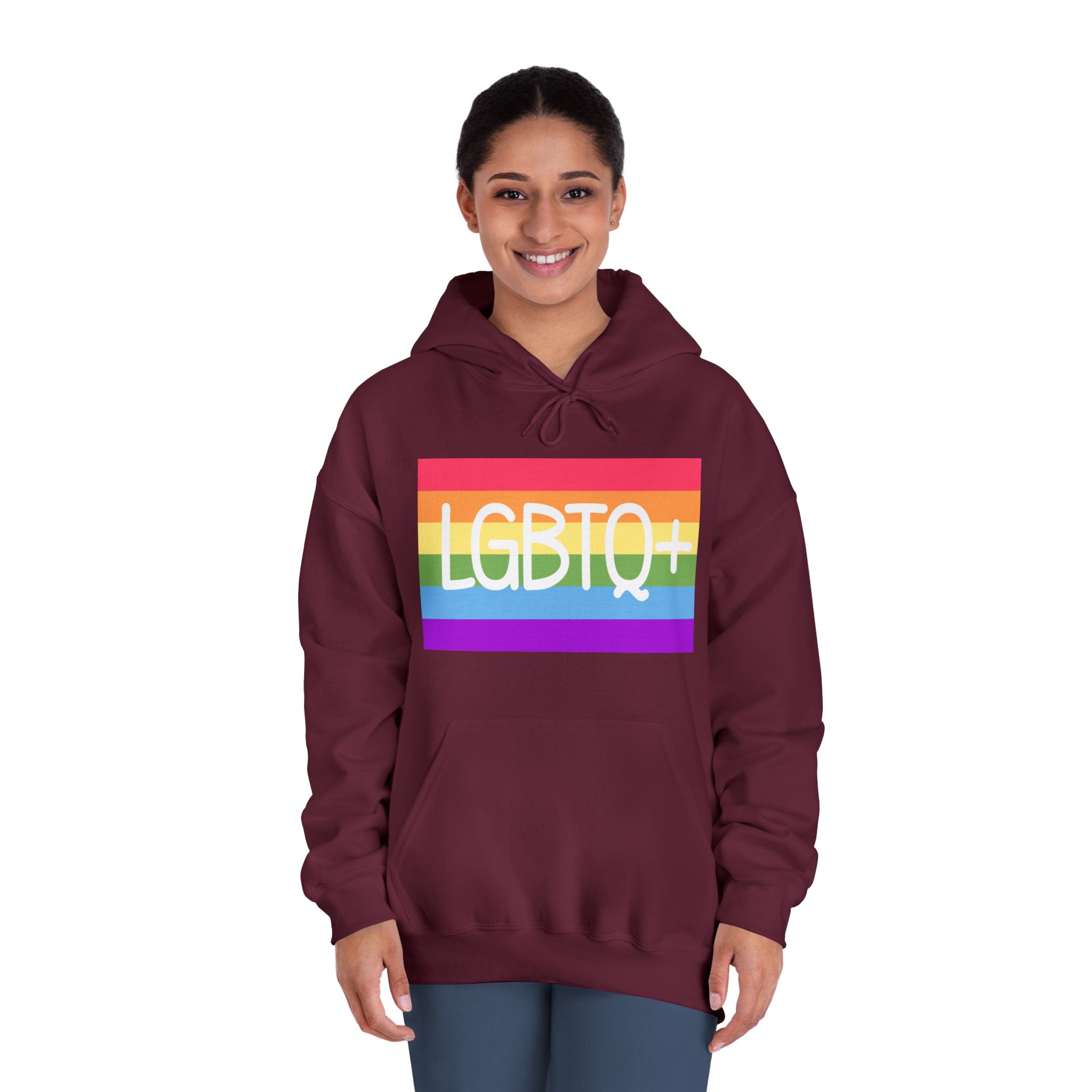 Pride Concept Background Lgbtq Pride Unisex Dryblend Hooded Sweatshirt - Image 20