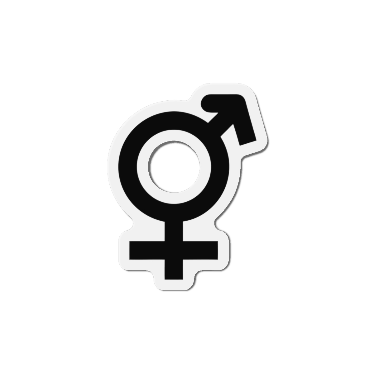 Combined Gender Symbol Diversity Identity Die Cut Magnets - Image 7