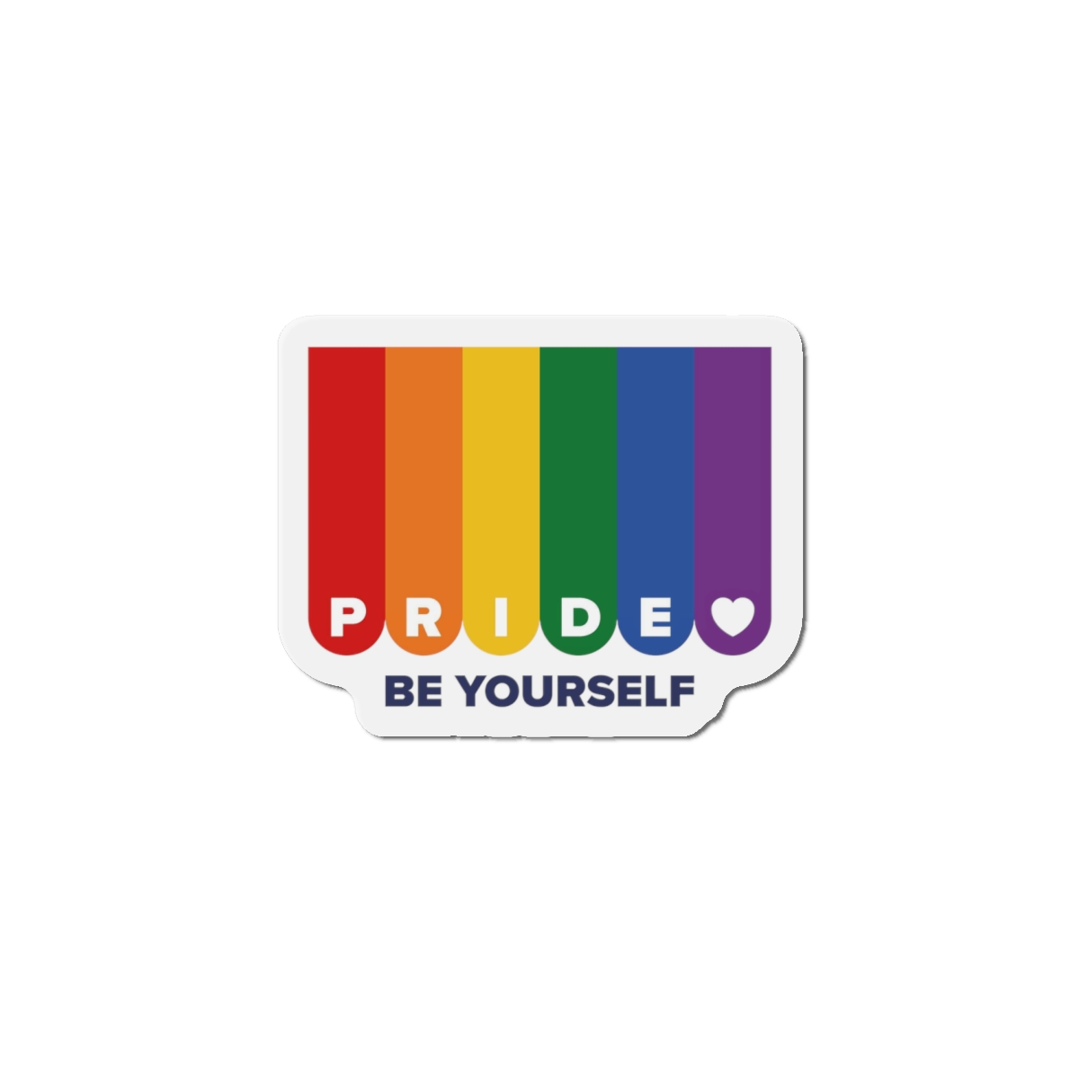 Lgbt Pride Month June Lesbian Gay Bisexual Transgender Lgbtq Flag Rainbow Vector(1) Die Cut Magnets - Image 13