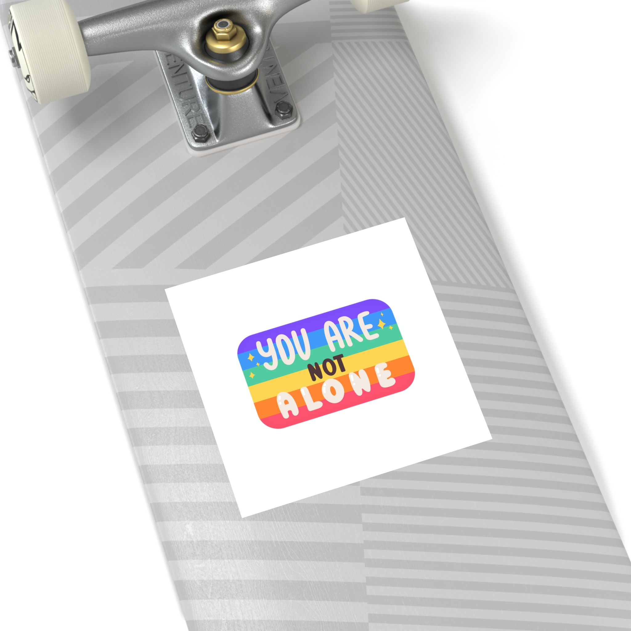 Lgbt Sticker Pack White Background Lgbtq Set Symbol Lgbt Pride Community Rainbow Elements Vector Hand Draw Illustration Hand Drawn Lettering (2) Laminate Stickers Square - Image 76