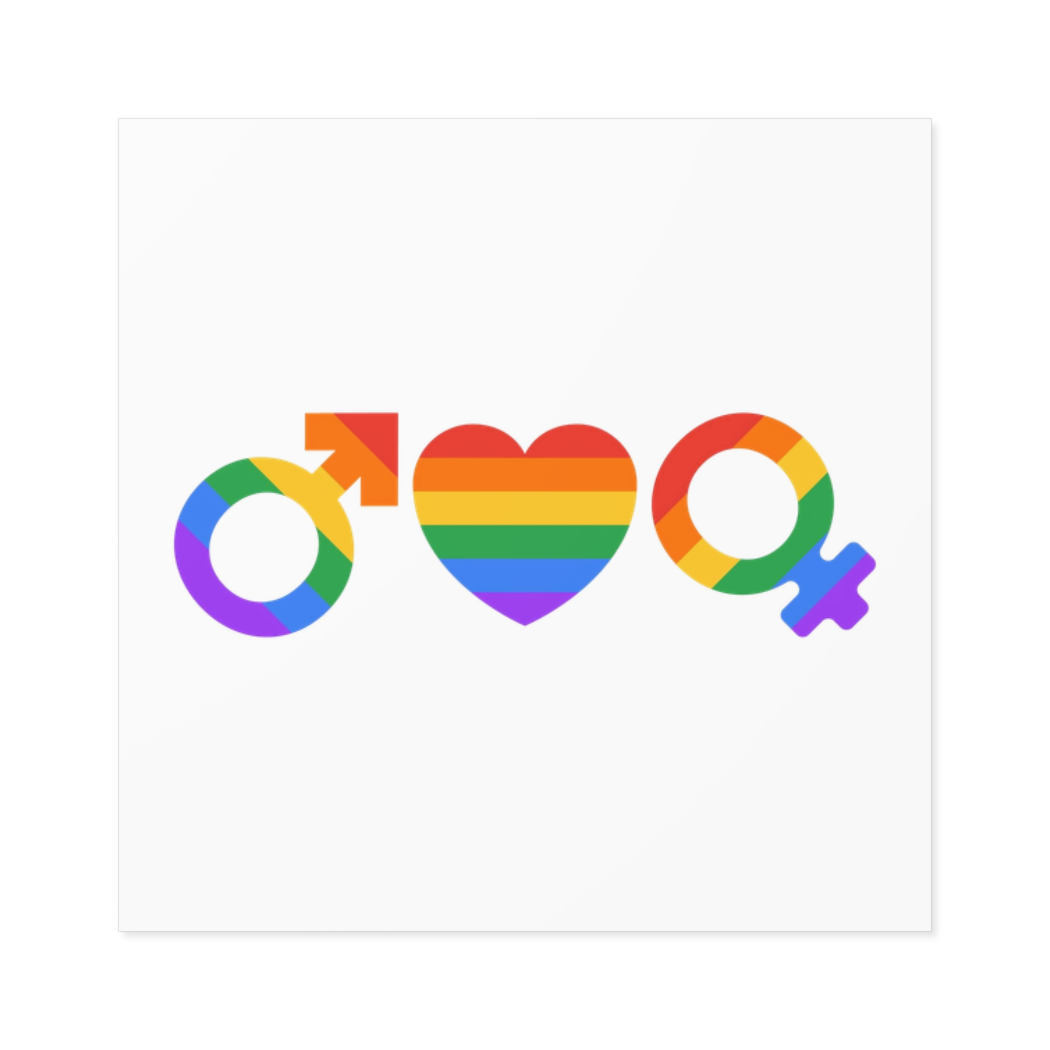 Lgbt Pride Month June Lesbian Gay Bisexual Transgender Lgbtq Flag Rainbow Vector(2) Laminate Stickers Square - Image 9