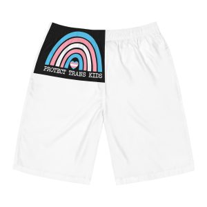 Poster That Says Protection Boys Their Kids Mens Board Shorts Aop