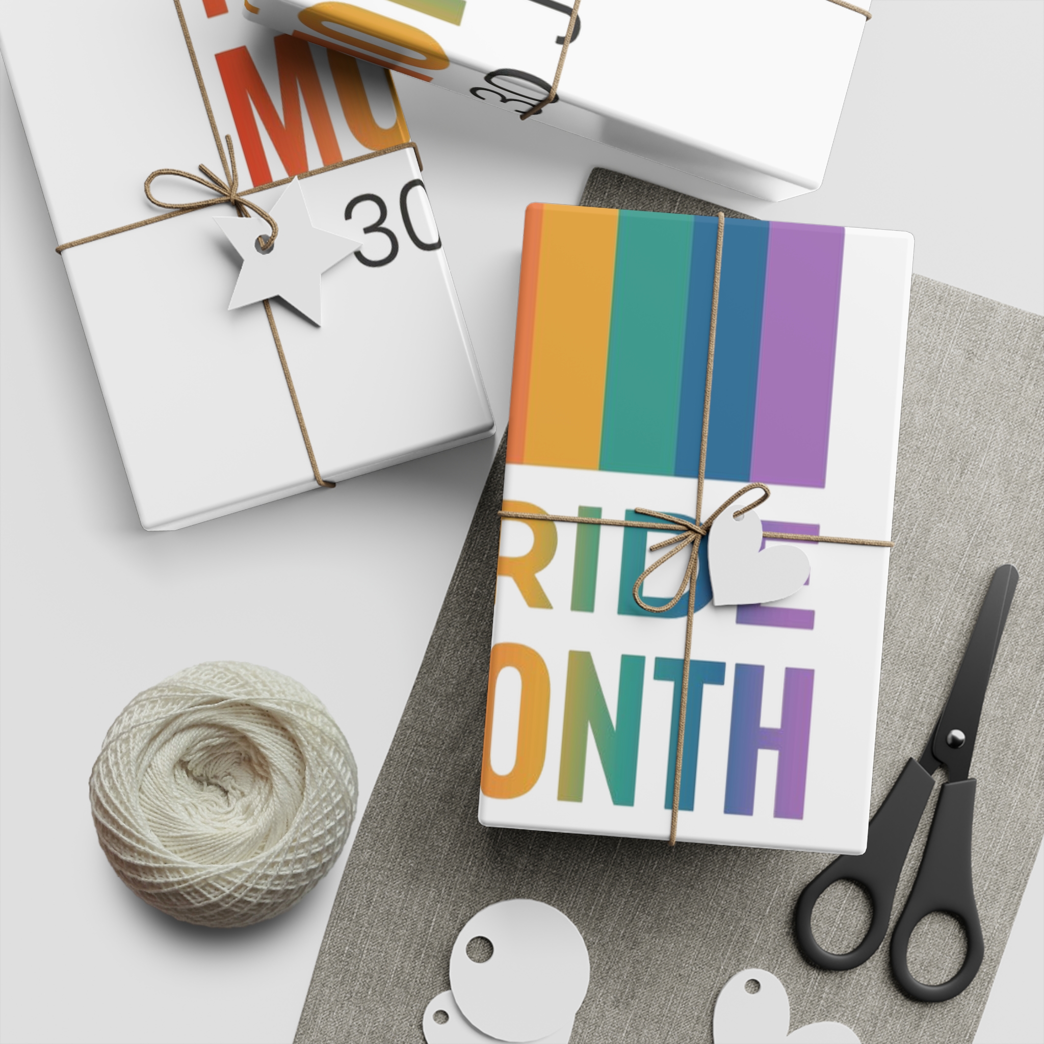 Lgbtq Pride Month Vertical Banner Card Poster Template With Rainbow Gay Parade Celebration Vector Gift Wrapping Paper Sheets 1pc - Image 5