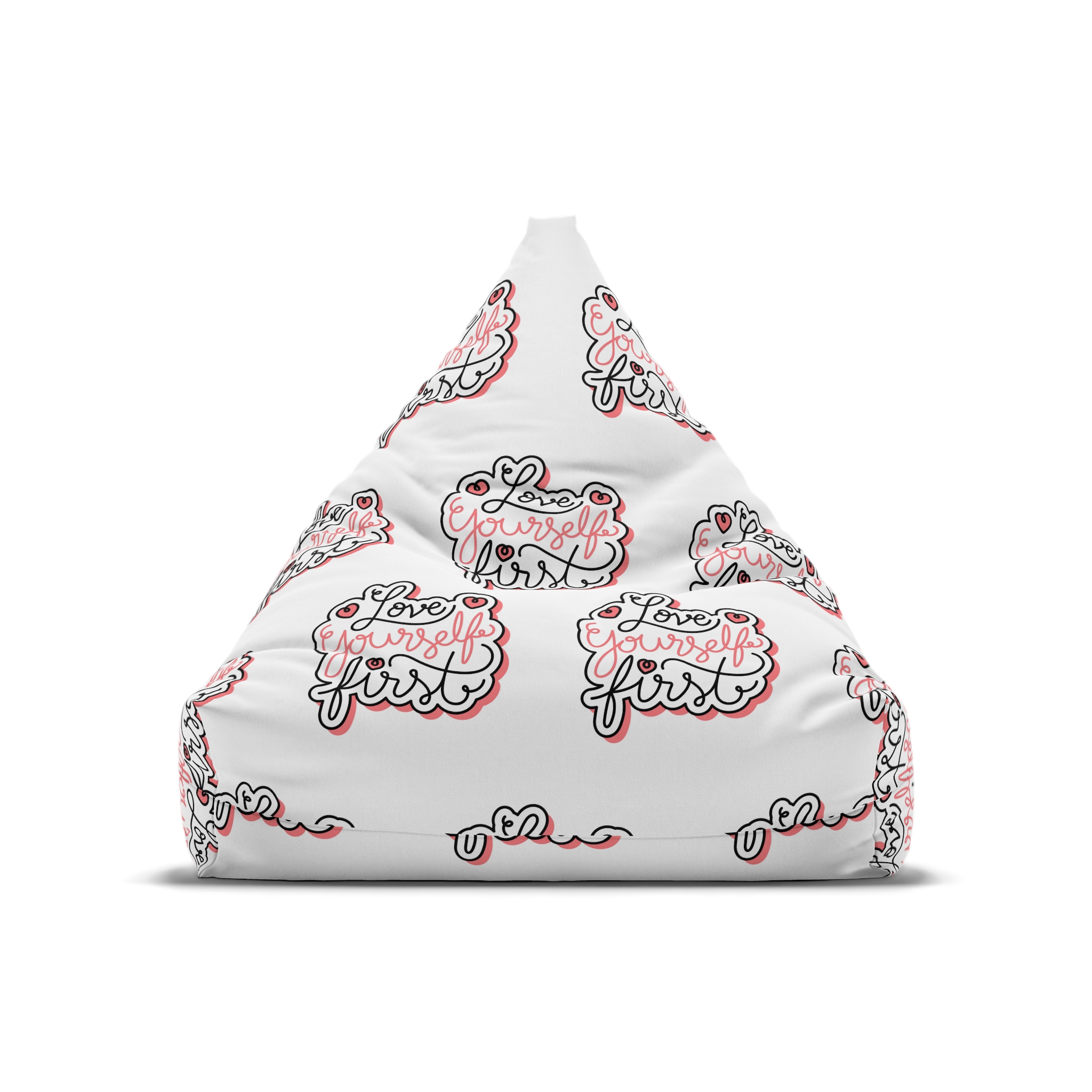 Self Love Lettering Bean Bag Chair Cover - Image 5