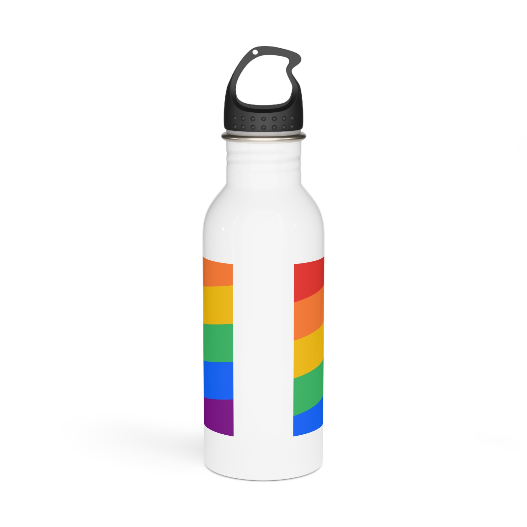 Lgbt Flag 5 Stainless Steel Water Bottle - Image 3