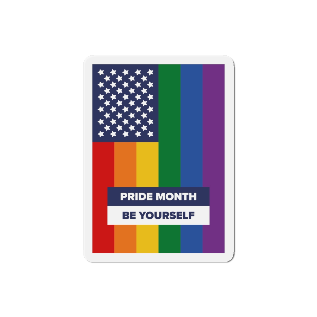 Lesbian Pride Design 8F6ACB Die Cut Magnets - Image 13