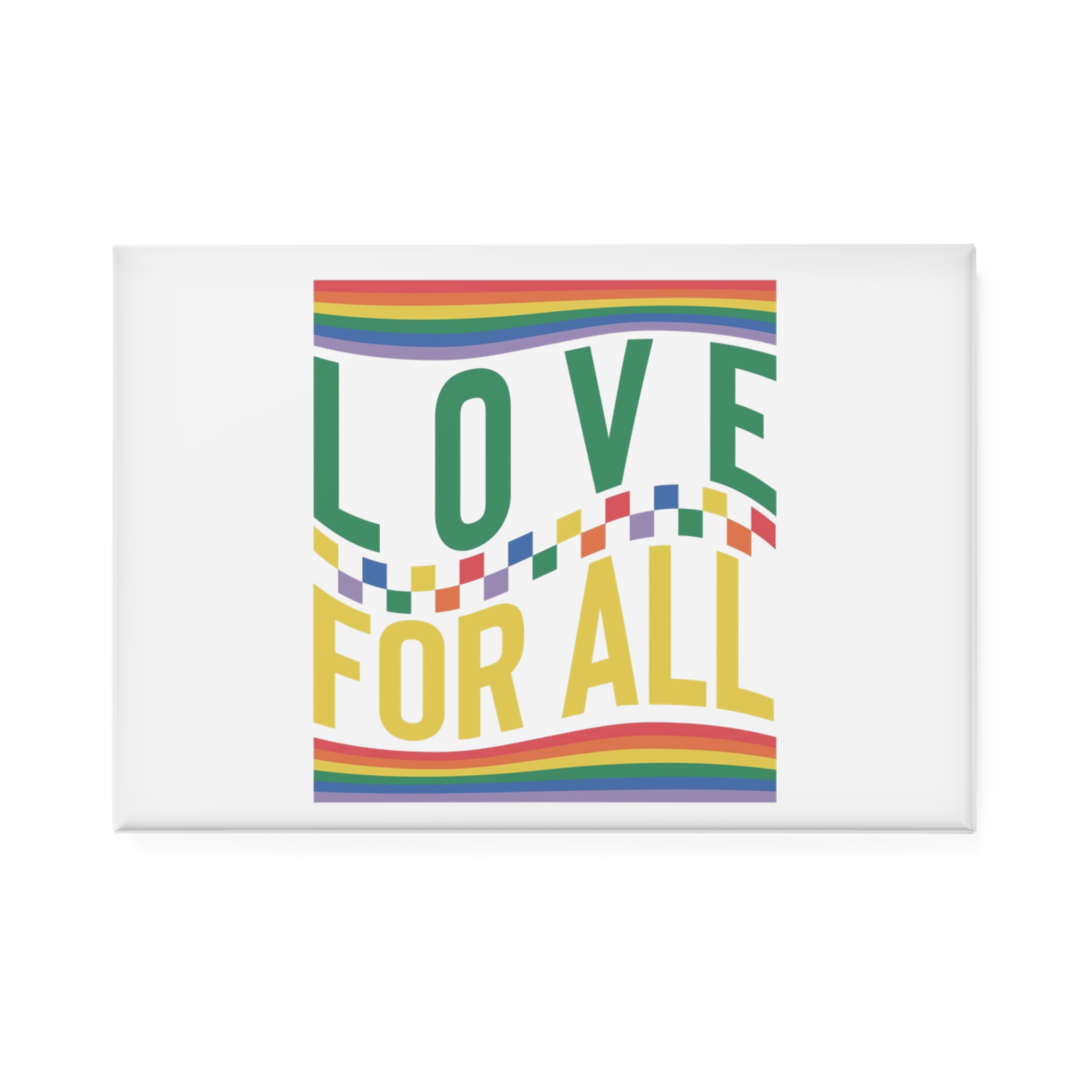 Lgbtq Pride Month Svg Design Bundle (2) Button Magnet Rectangle 1 And 10 Pcs