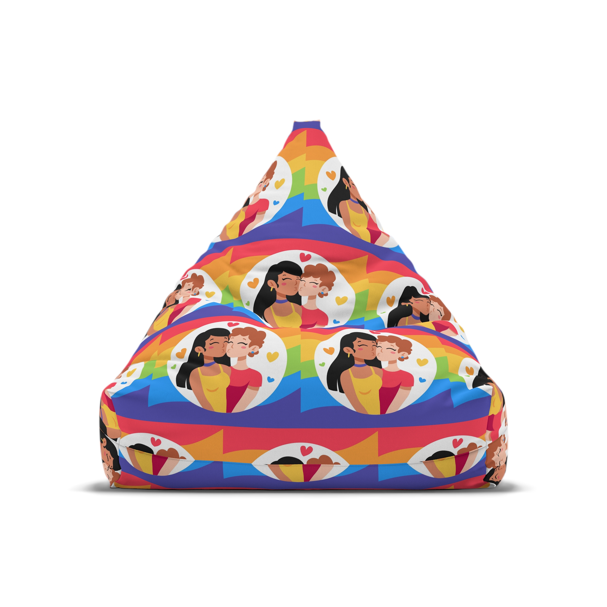 Lesbian Pride Design EF902A Bean Bag Chair Cover - Image 5