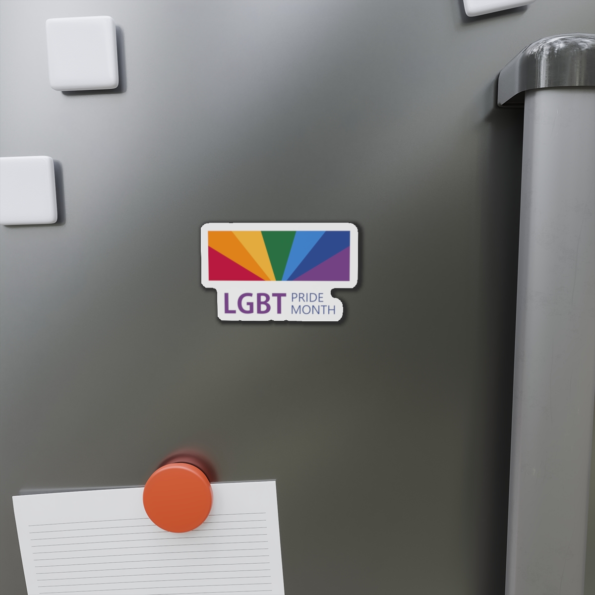 Pride Month Lgbt Horizontal Banner Template Gay Parade Annual Summer Event Die Cut Magnets - Image 5