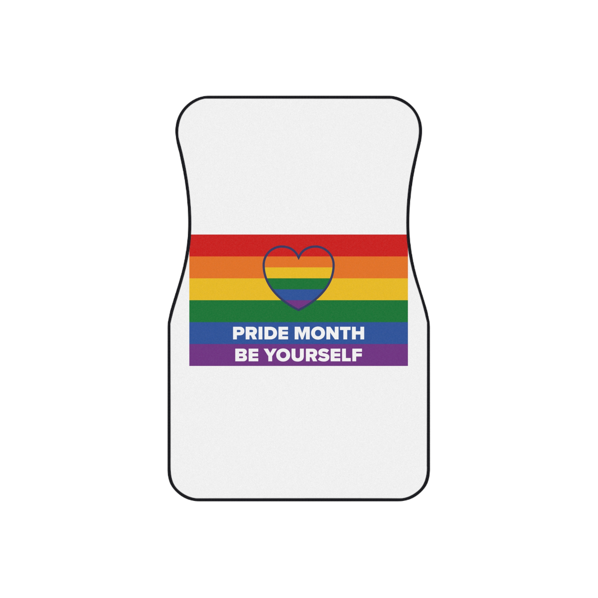Lgbt Pride Month June Lesbian Gay Bisexual Transgender Lgbtq Flag Rainbow Vector3 Car Mats Set Of 4 - Image 2