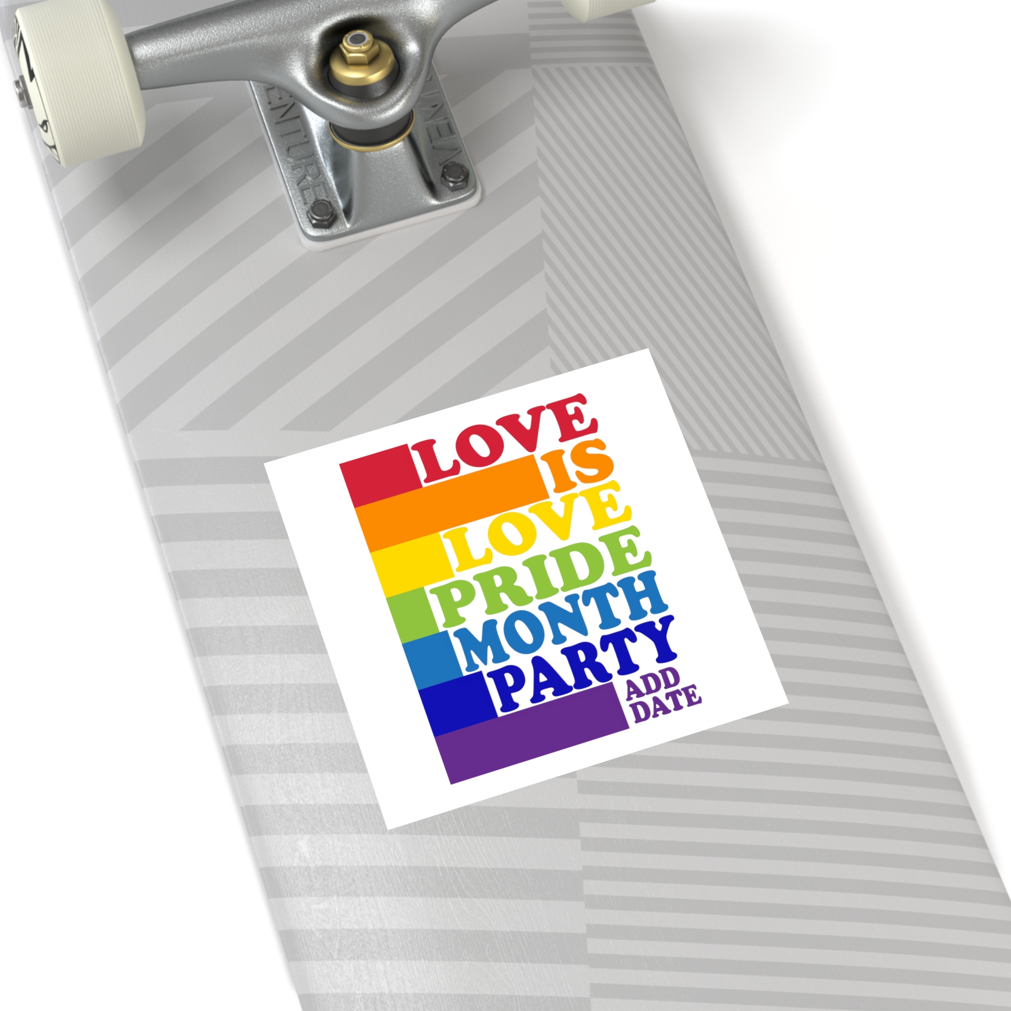Love Is Love Pride Month Party Poster Flyer Social Media Post Design Laminate Stickers Square - Image 76