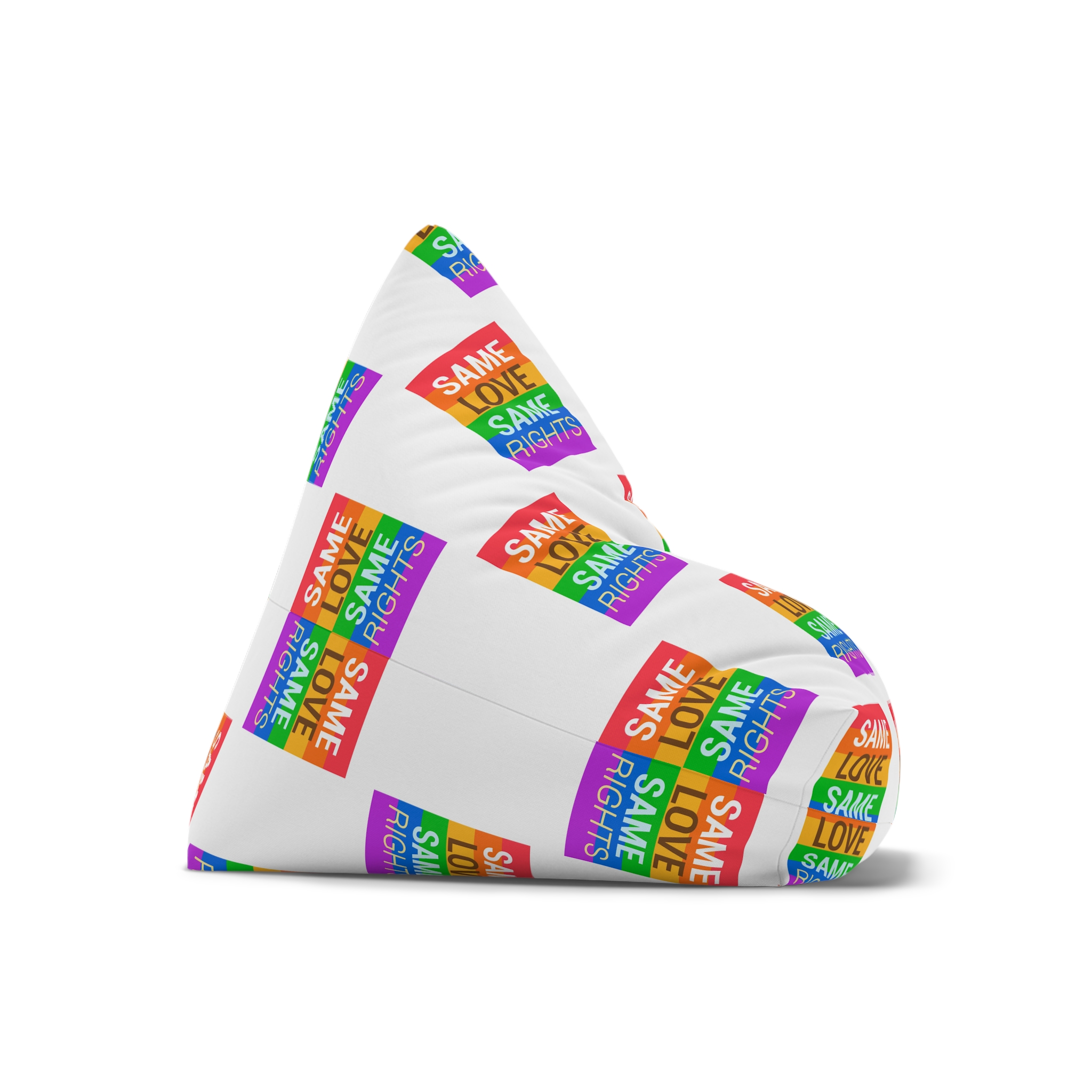 Typography T Shirt Design Collection Bean Bag Chair Cover - Image 7