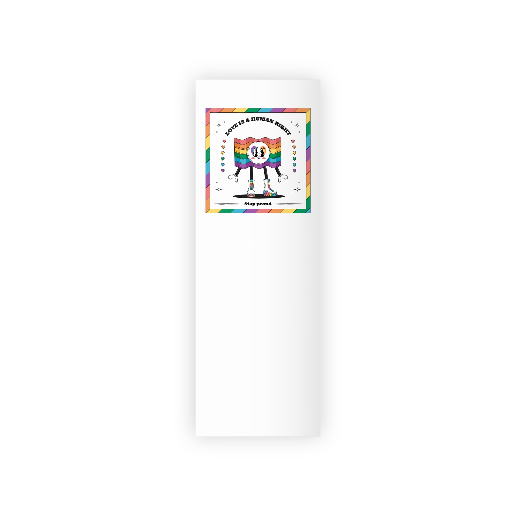 Hand Drawn Illustration Pride Month Celebration(7) Gift Wrapping Paper Rolls 1pc - Image 5