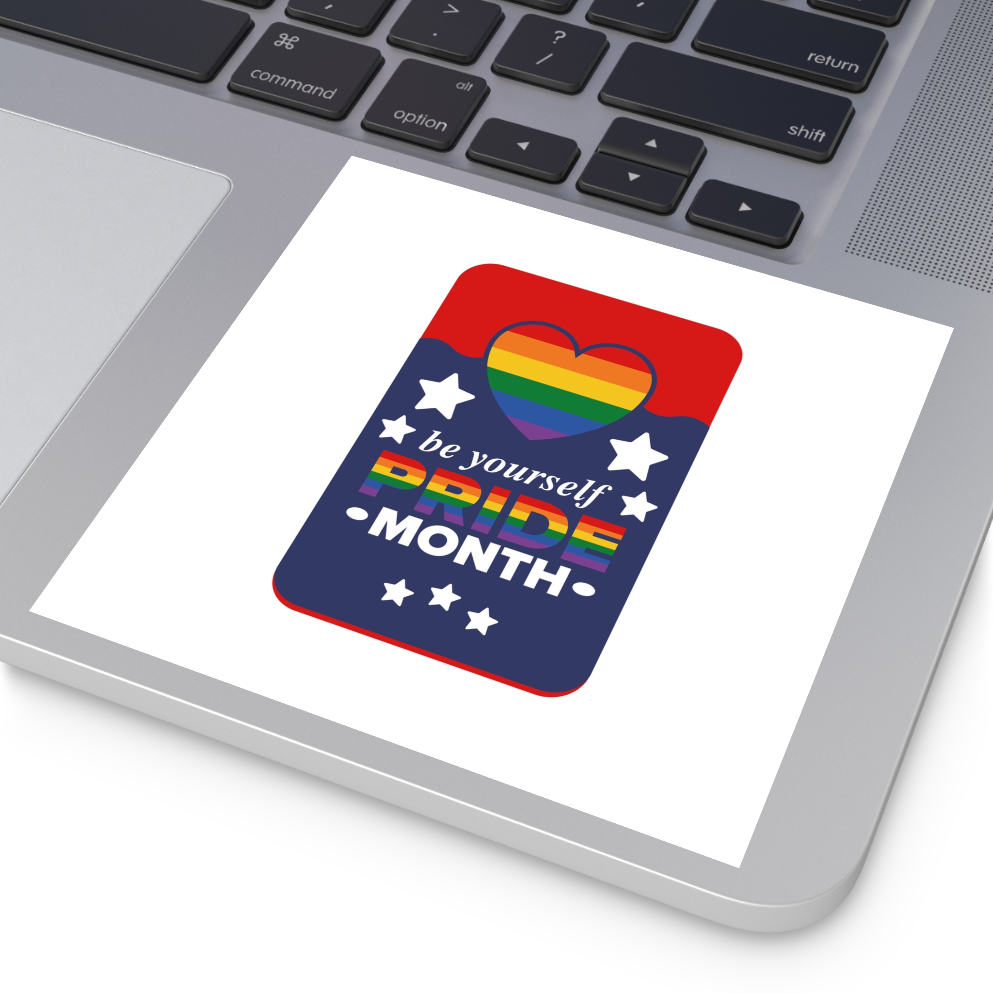 Lgbt Pride Month June Lesbian Gay Bisexual Transgender Love Lgbtq Flag Rainbow Vector Laminate Stickers Square - Image 43