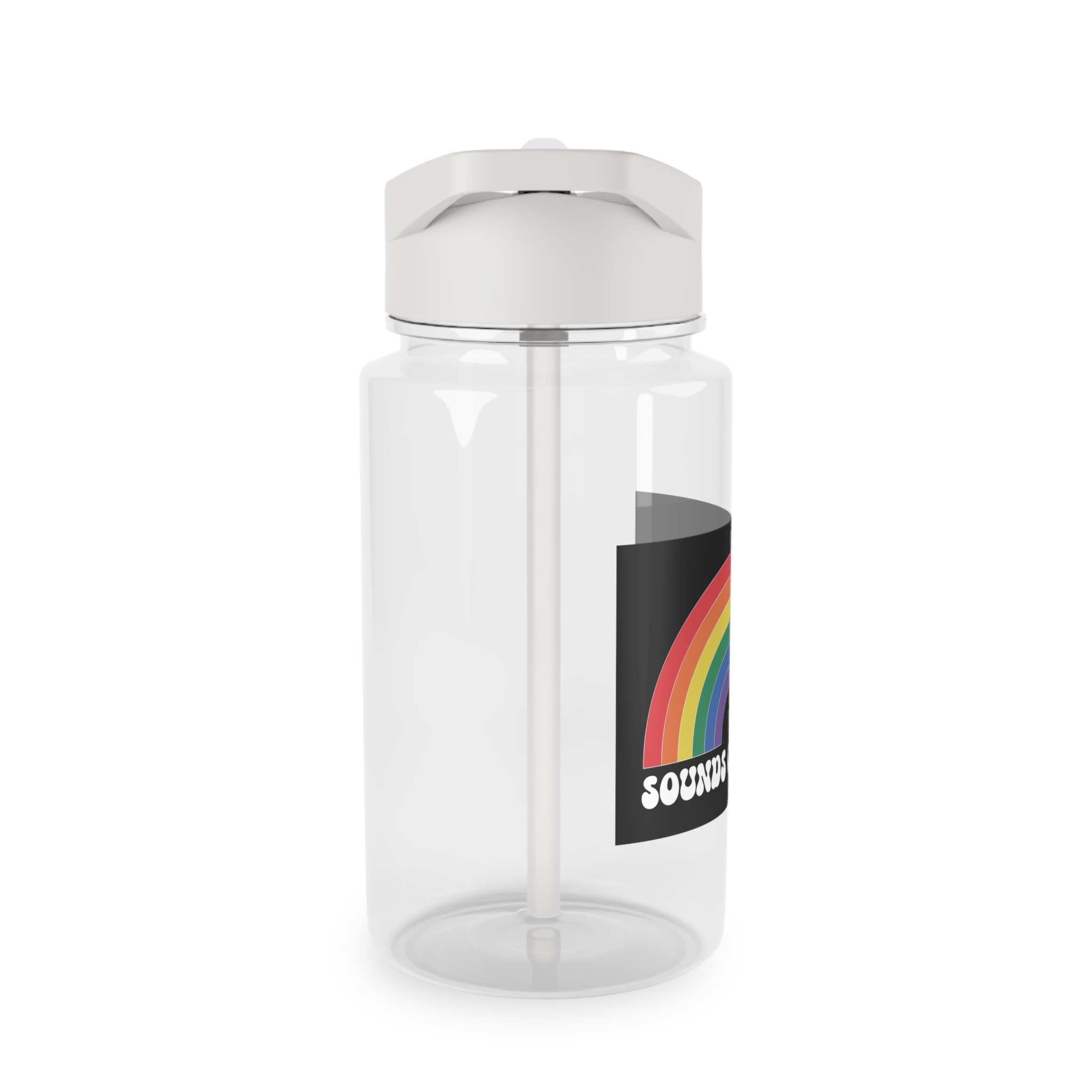 Pride Lgbtq Gay Typography Vector Tshirt Design(7) Tritan Water Bottle - Image 4