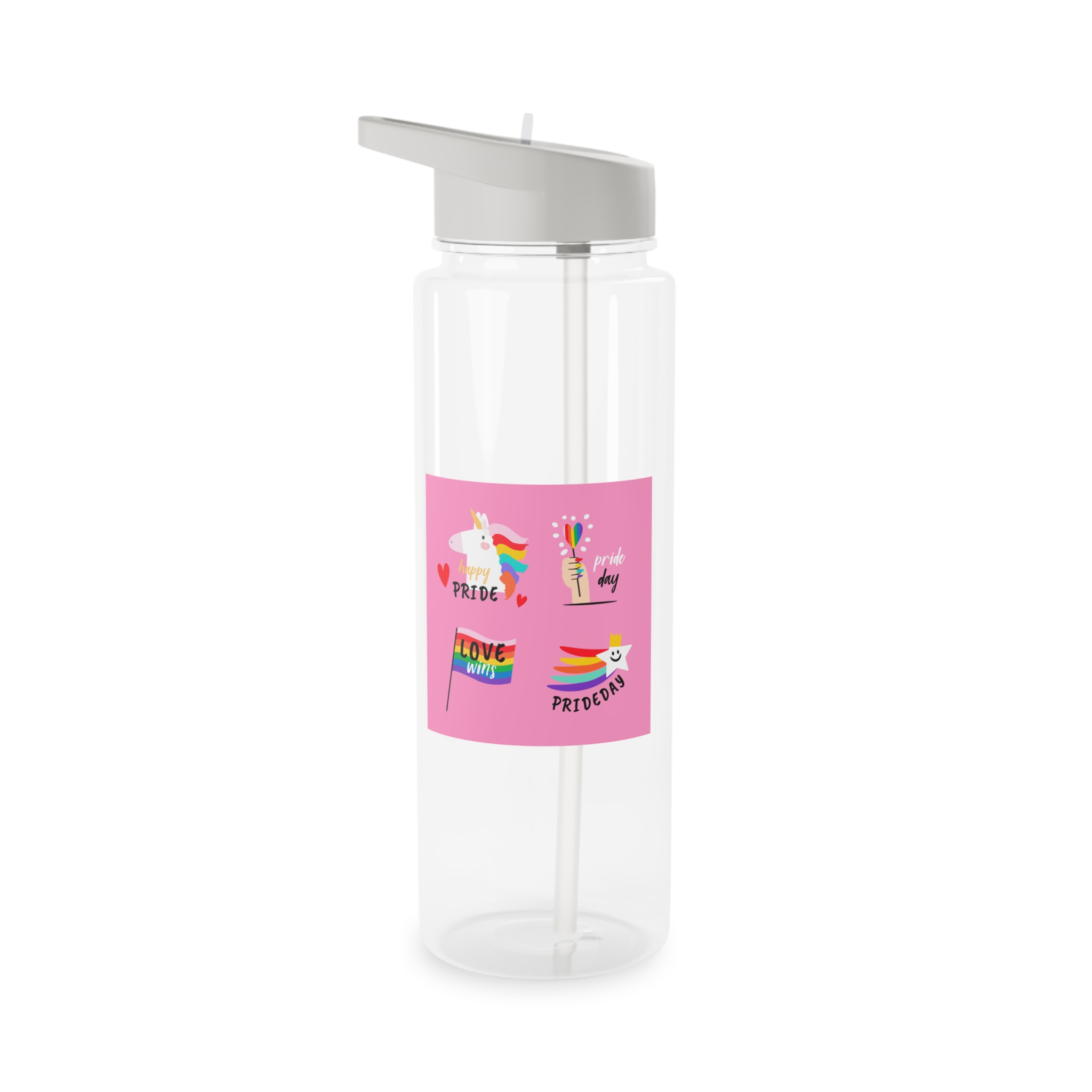 Pride Day Label Collection Theme Tritan Water Bottle - Image 5