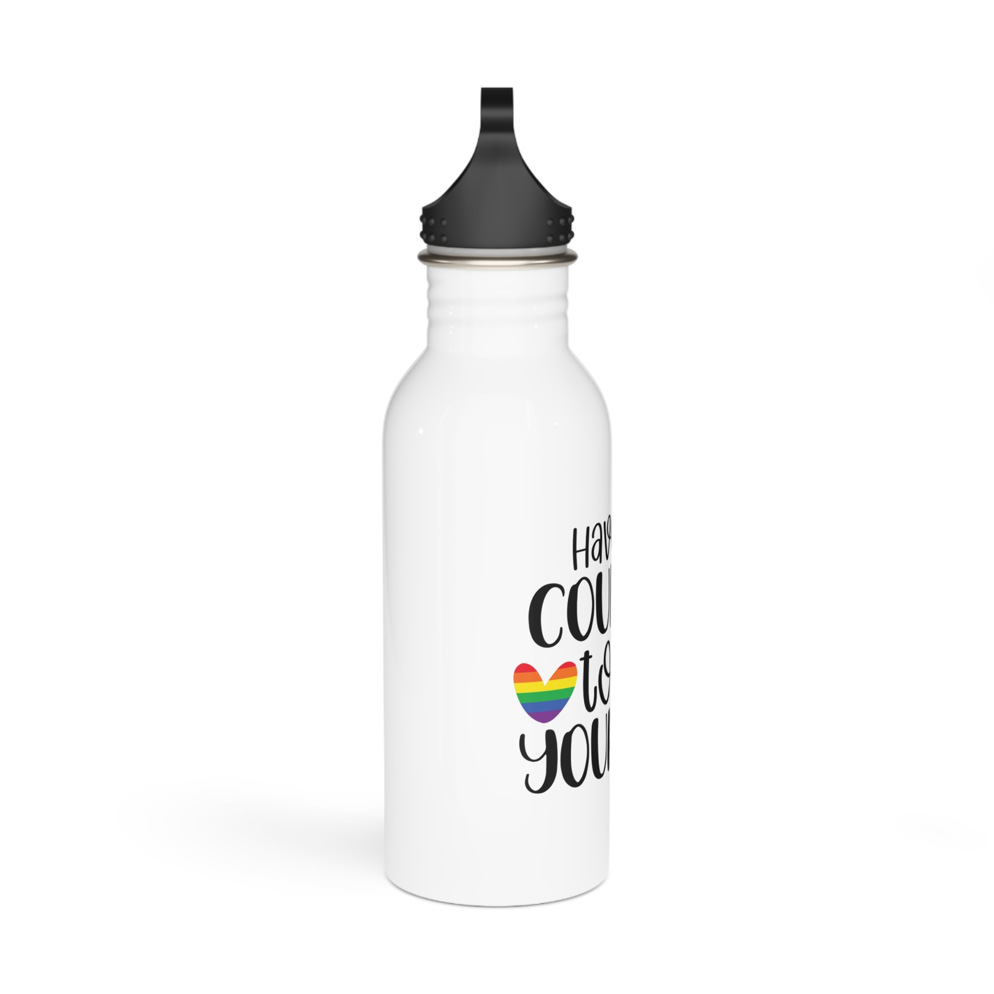Gay Pride Svg Design(4) Stainless Steel Water Bottle - Image 2