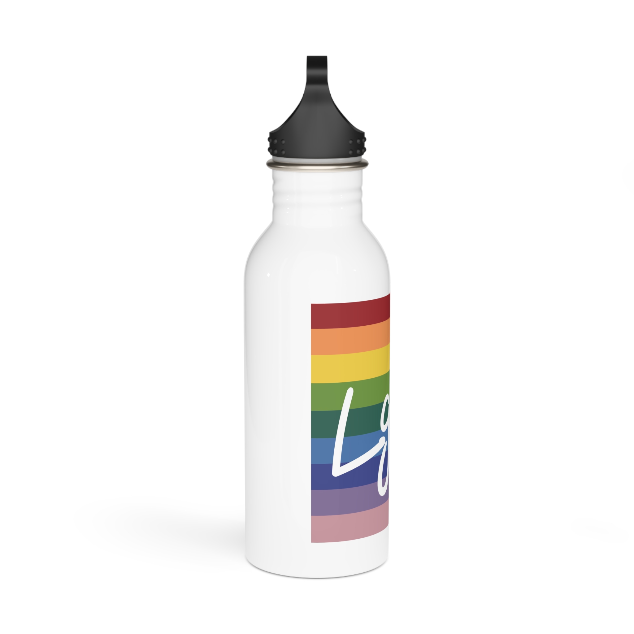Creativesmoke Lgbtq 5 Stainless Steel Water Bottle - Image 2