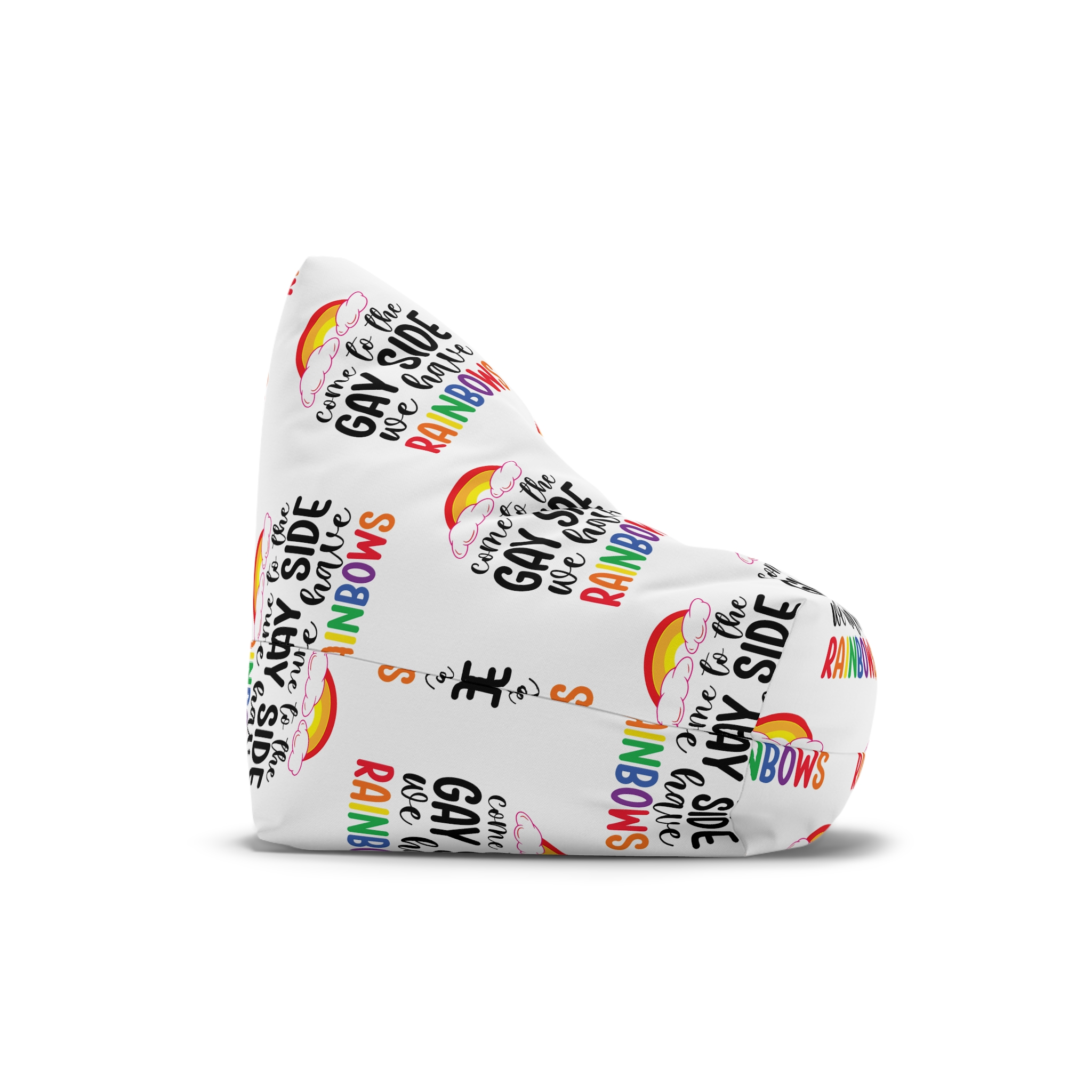 Gay Pride Svg Design Bean Bag Chair Cover - Image 3