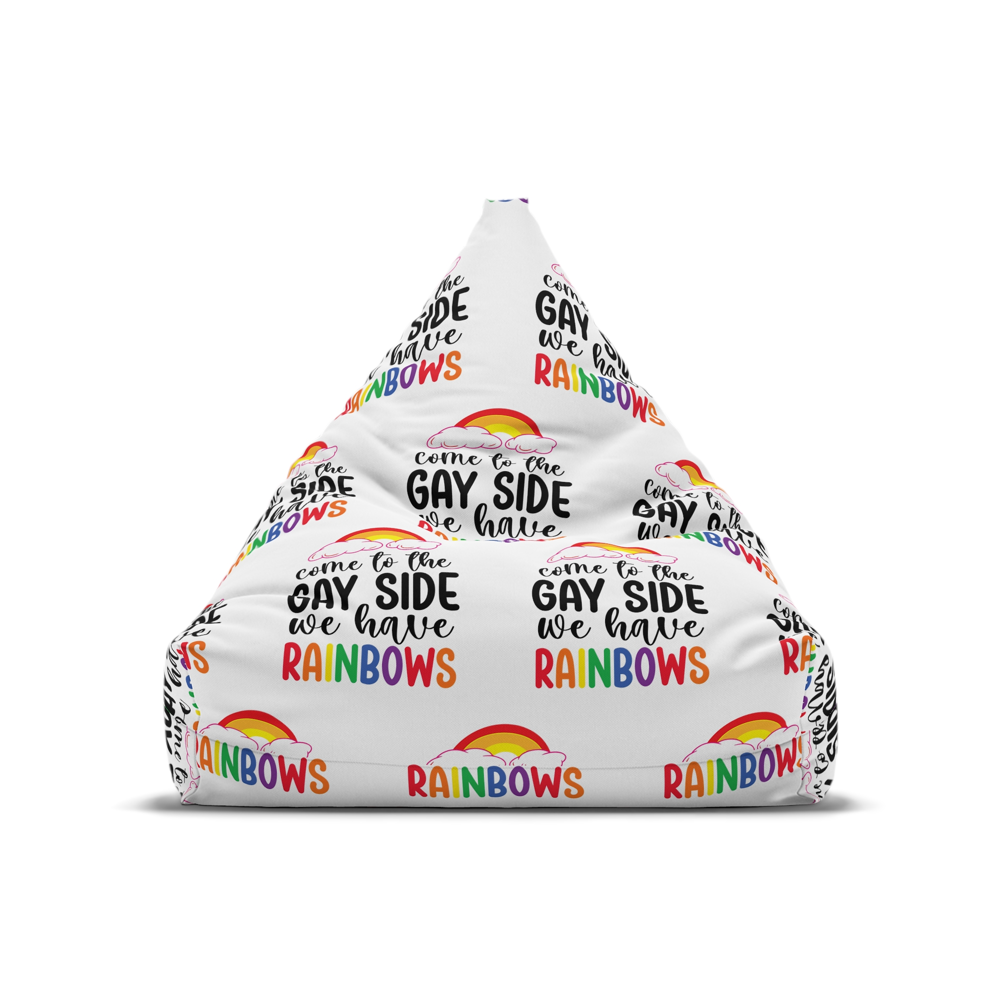 Gay Pride Svg Design Bean Bag Chair Cover - Image 5