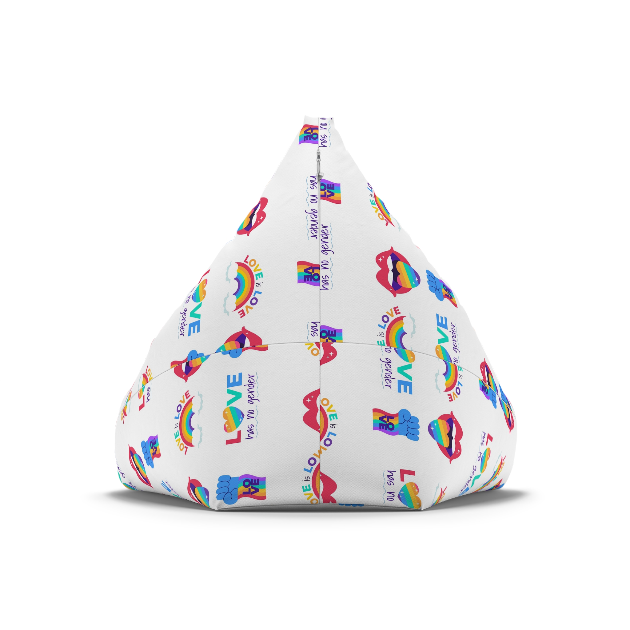 Flat Labels Collection Pride Month Celebration(2) Bean Bag Chair Cover - Image 6