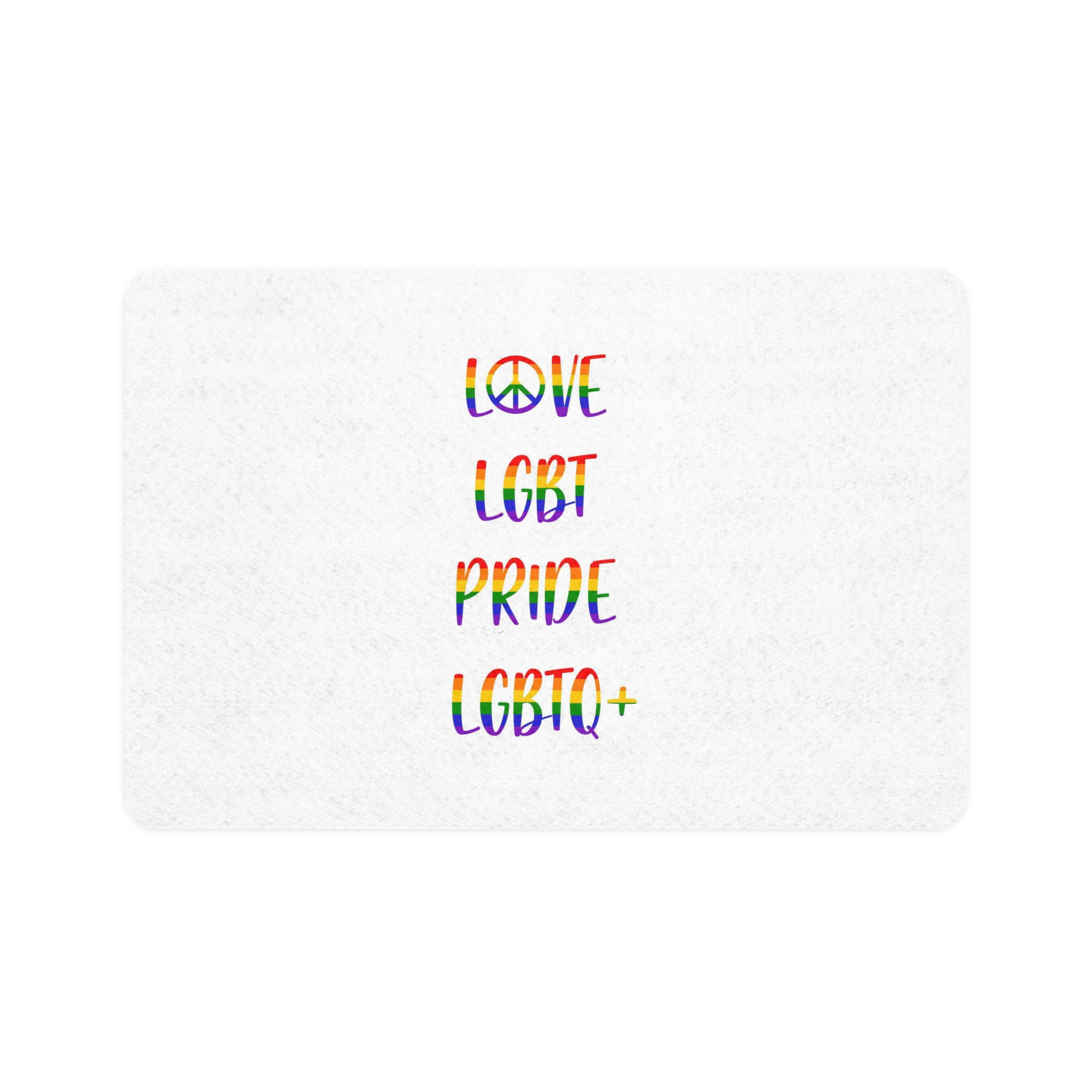 Lgbt Pride Month June Poster Card Banner Background Vector Illustration Pet Food Mat 12x18