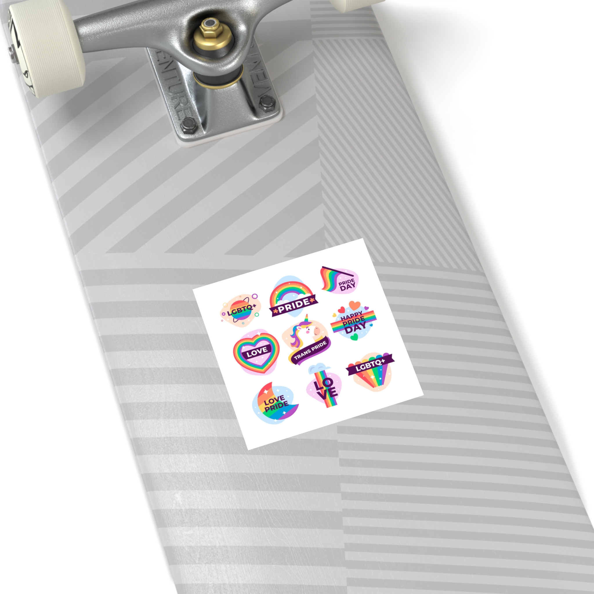 Labels Design Pride Day Event Laminate Stickers Square - Image 28