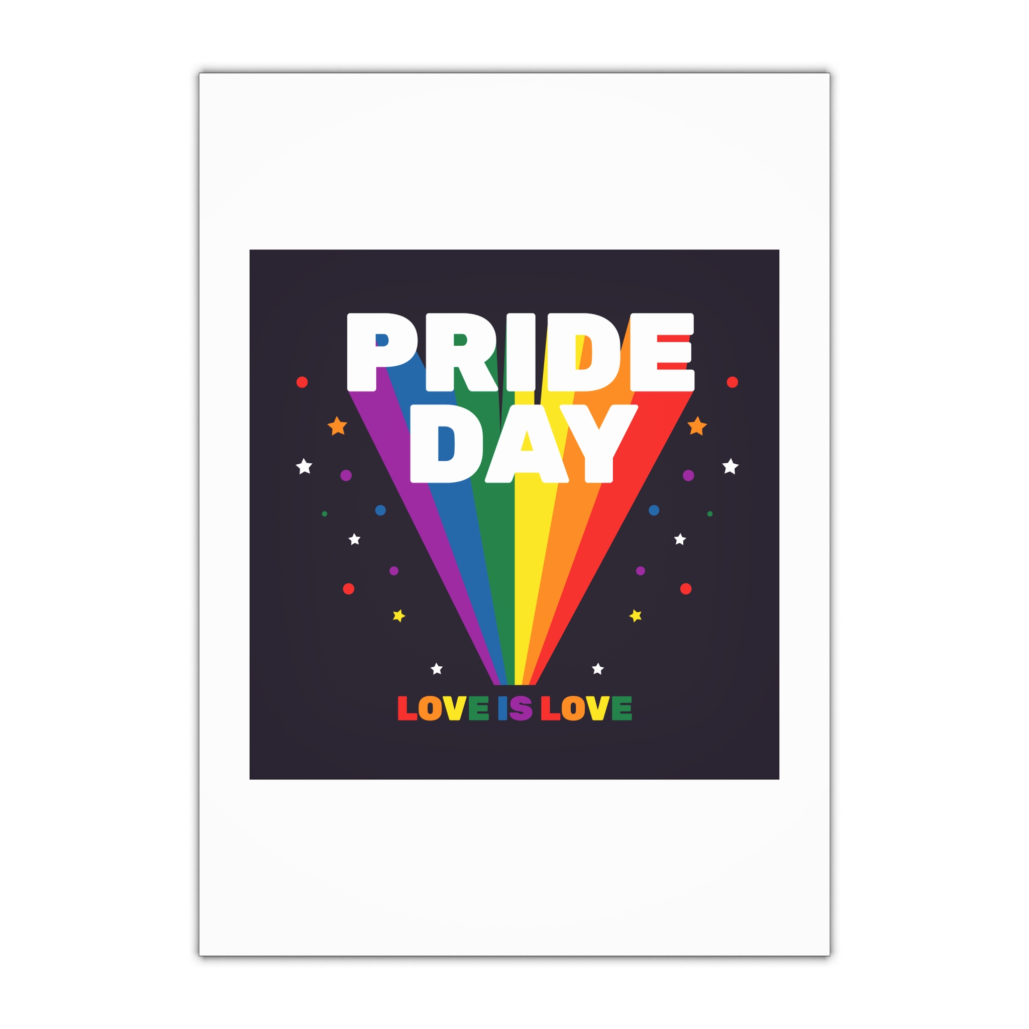 Colorful Pride Day Celebration Concept Gift Wrapping Paper Sheets 1pc