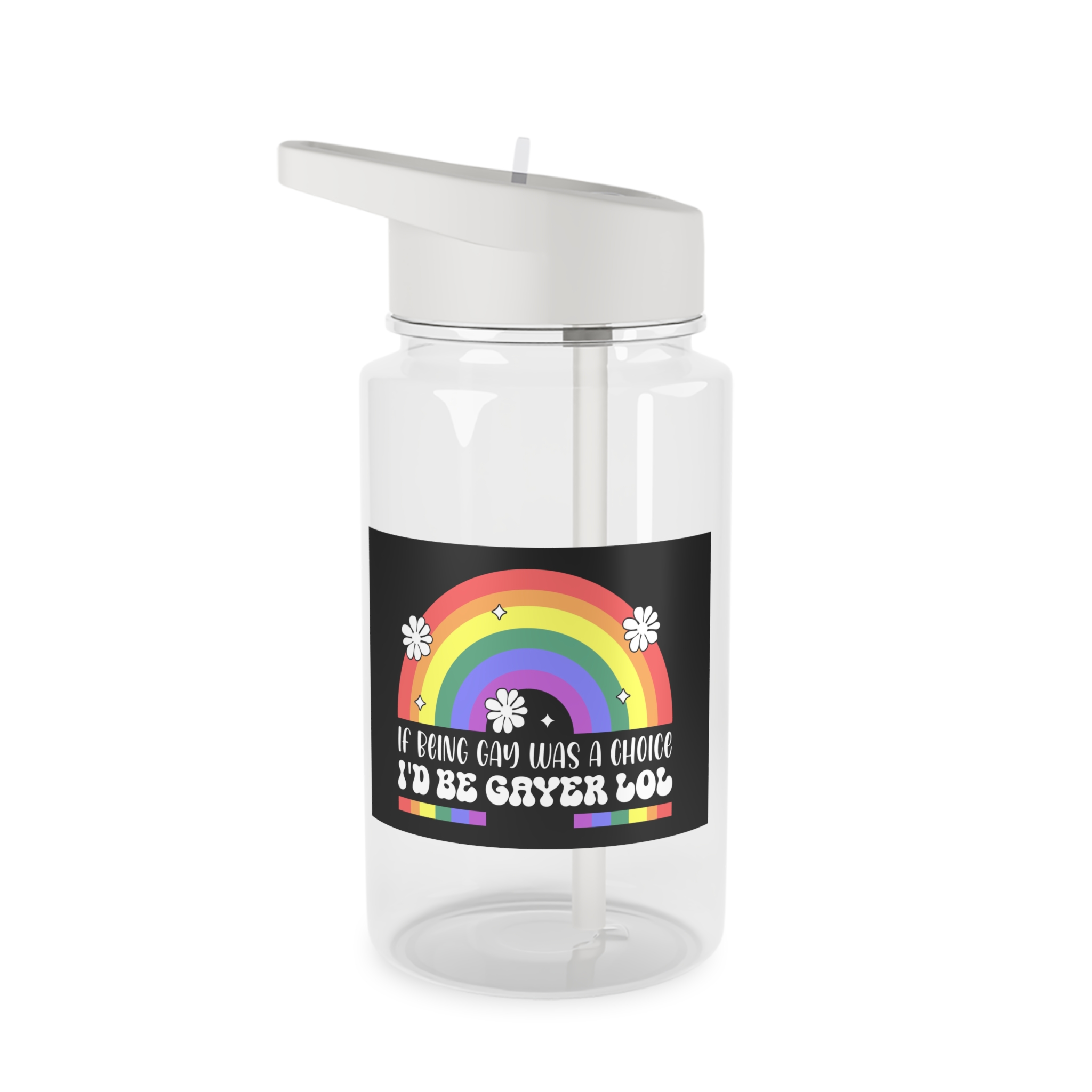 Pride Lgbt Gay Retro Tshirt Design(2) Tritan Water Bottle
