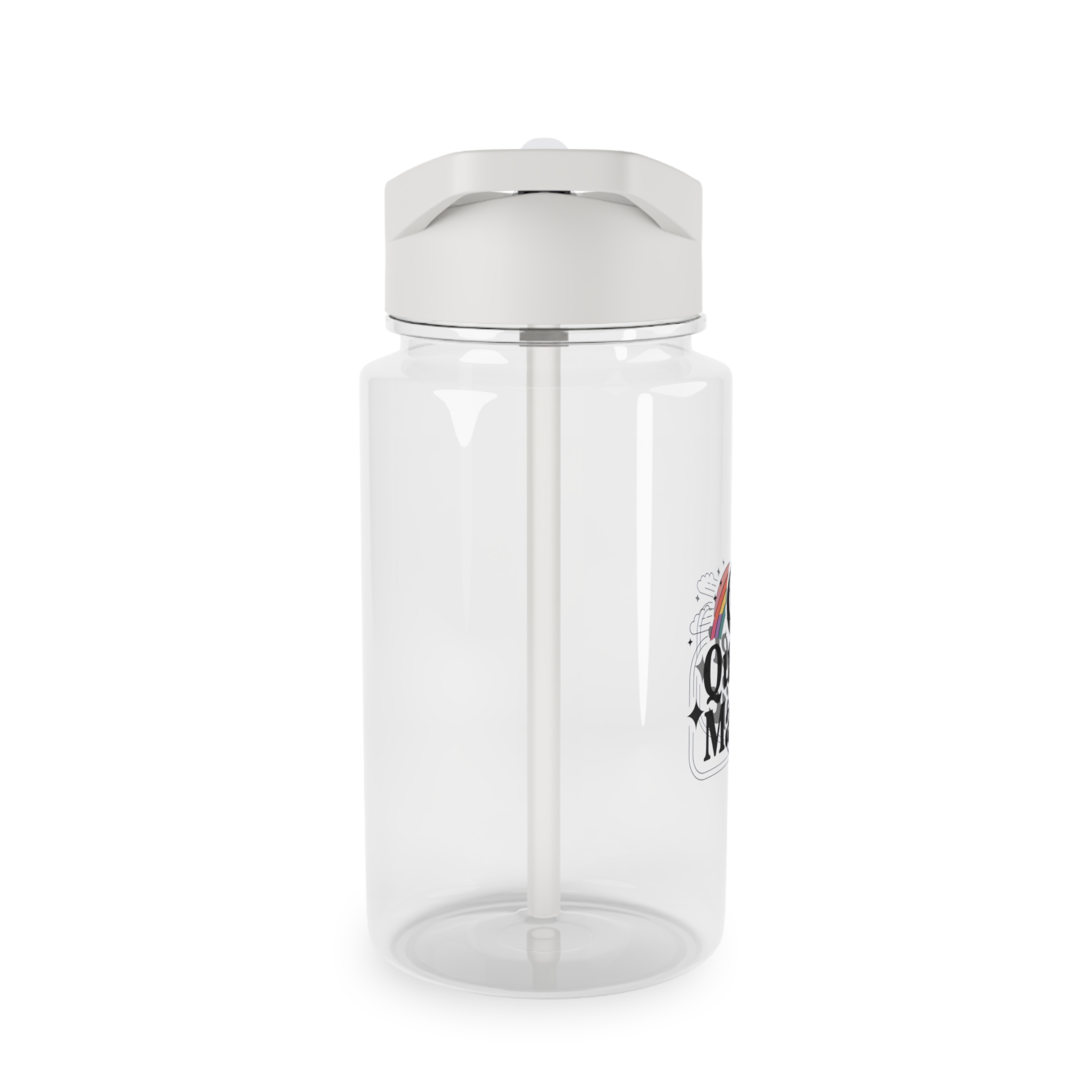 Queer Magic T Shirt Design Isolated White Background 2 Tritan Water Bottle - Image 4