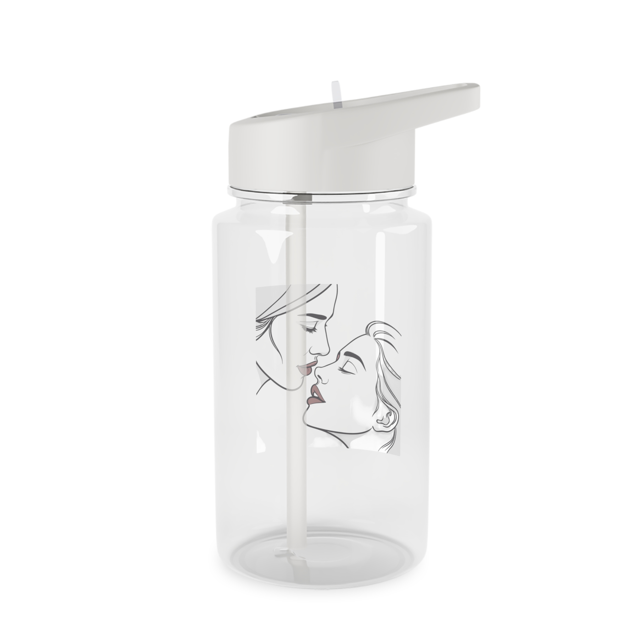Perfect Lip Set Open Close Smooches Tritan Water Bottle - Image 2
