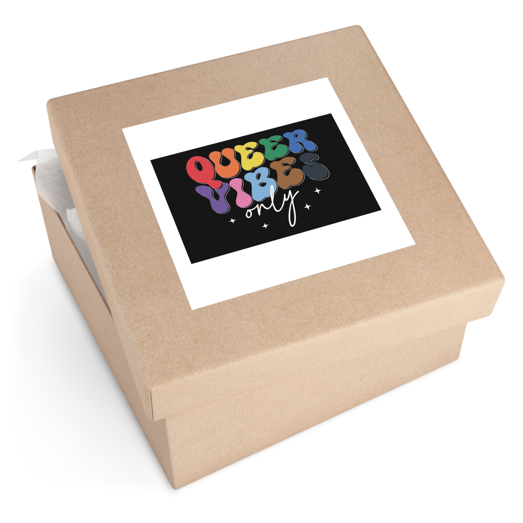 Pride Lgbtq Gay Typography Vector Tshirt Design(1) Laminate Stickers Square - Image 59