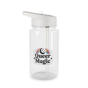 Queer Magic T Shirt Design Isolated White Background 2 Tritan Water Bottle