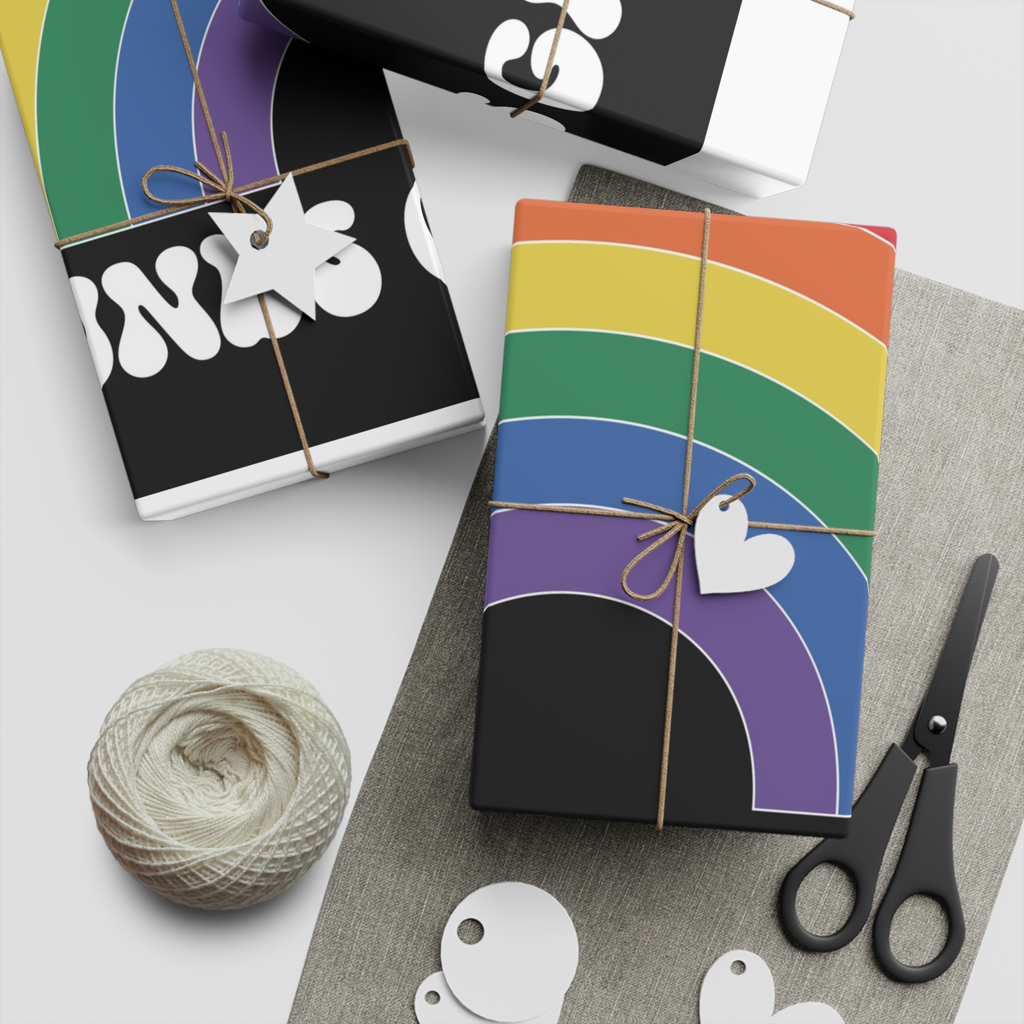 Pride Lgbtq Gay Typography Vector Tshirt Design(7) Gift Wrapping Paper Sheets 1pc - Image 5