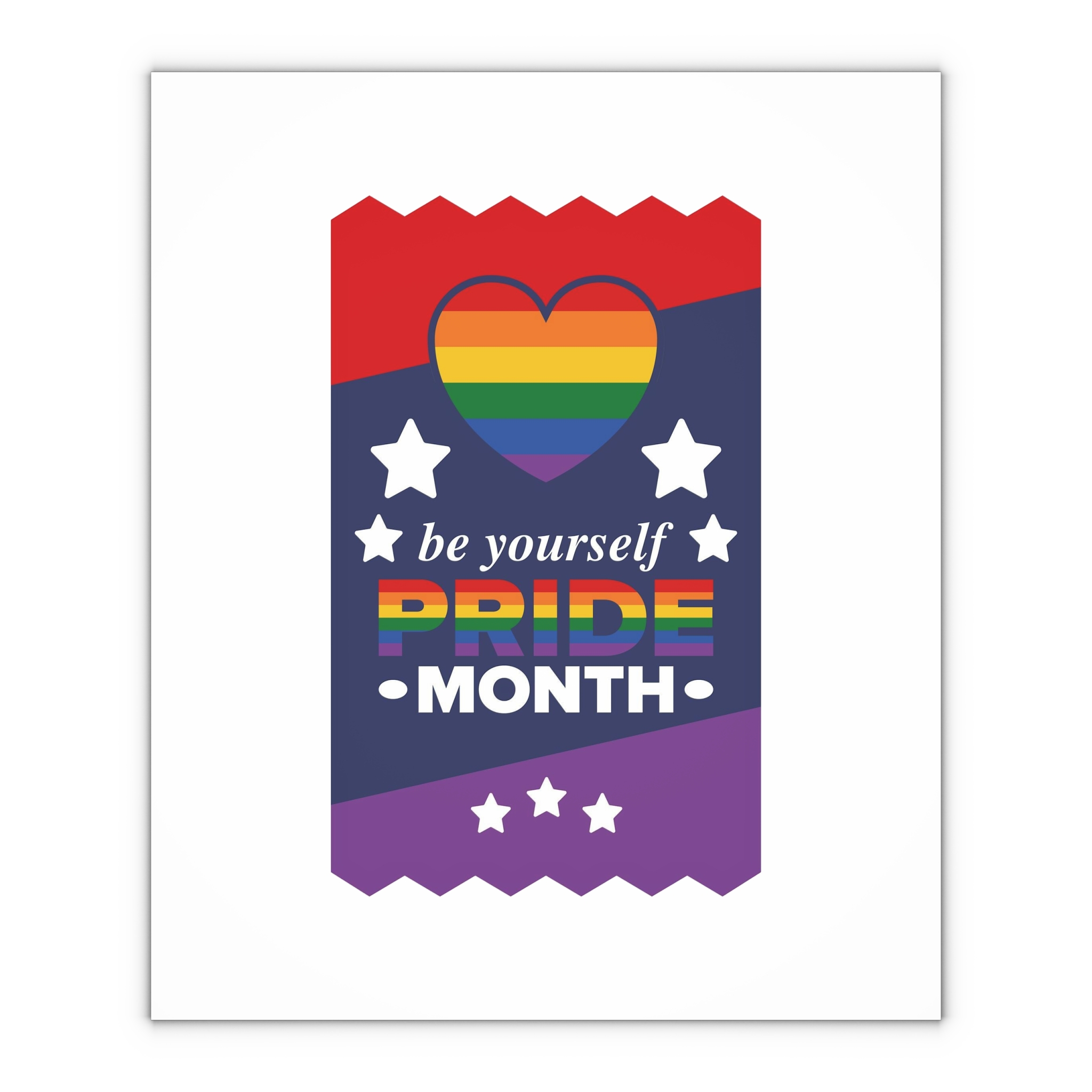 Lgbt Pride Month June Lesbian Gay Bisexual Transgender Love Lgbtq Flag Rainbow Vector Gift Wrapping Paper Sheets 1pc - Image 4