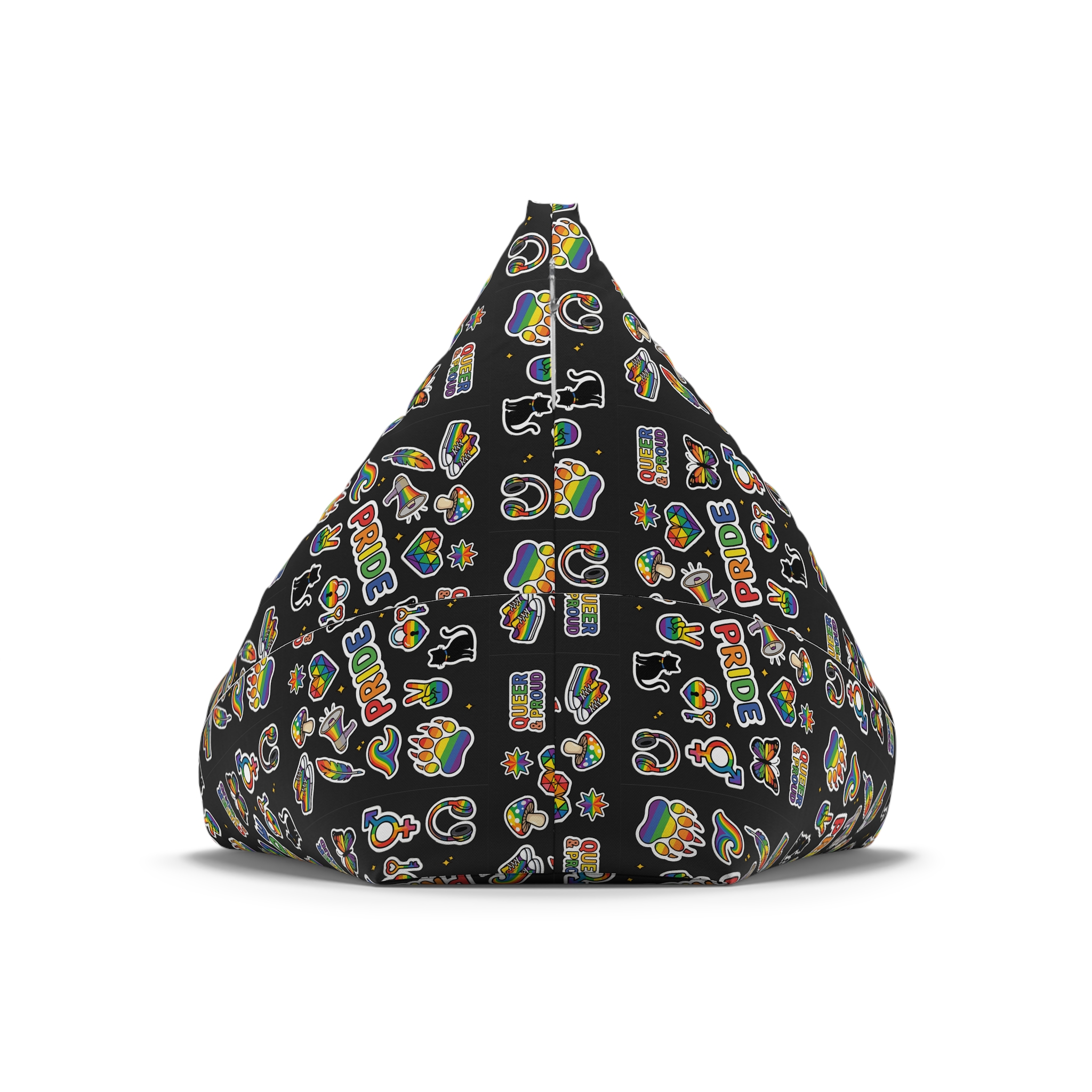Lesbian Pride Design 33FA23 Bean Bag Chair Cover - Image 6